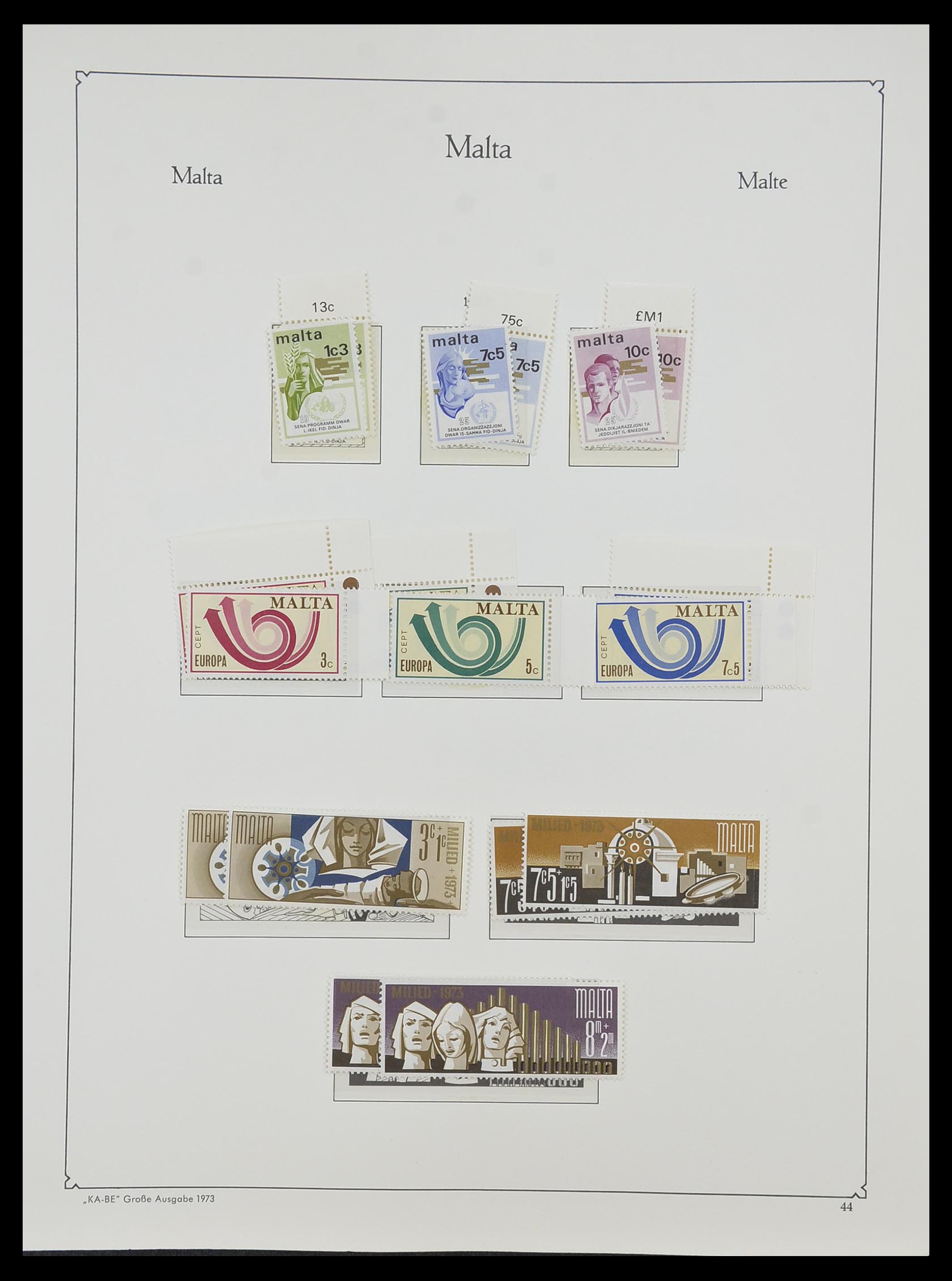 33968 115 - Stamp collection 33968 Malta 1861-2001.