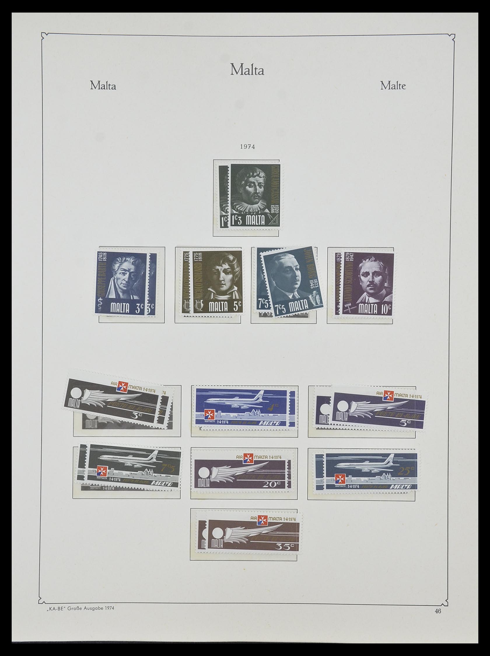33968 117 - Stamp collection 33968 Malta 1861-2001.