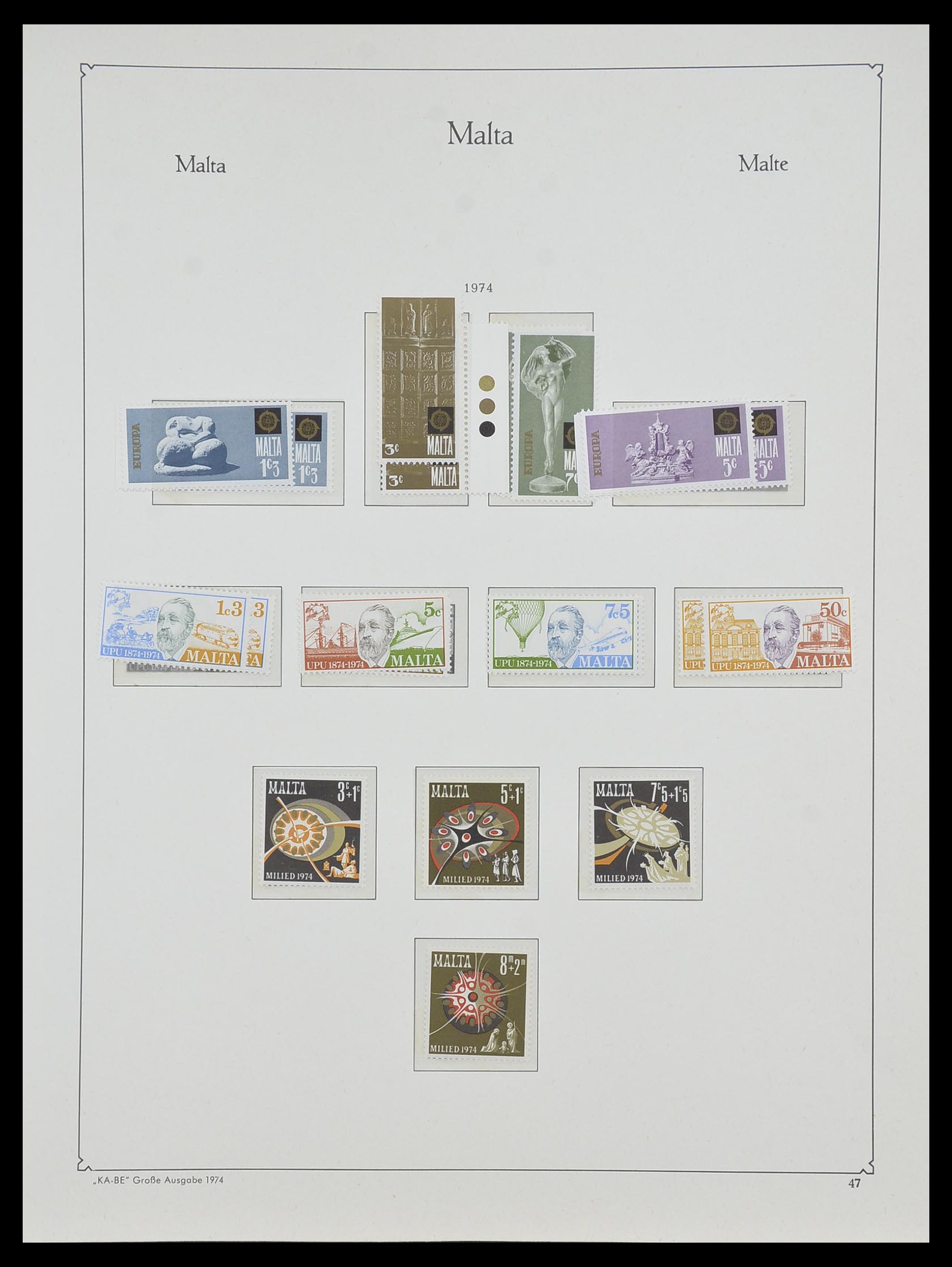 33968 118 - Stamp collection 33968 Malta 1861-2001.