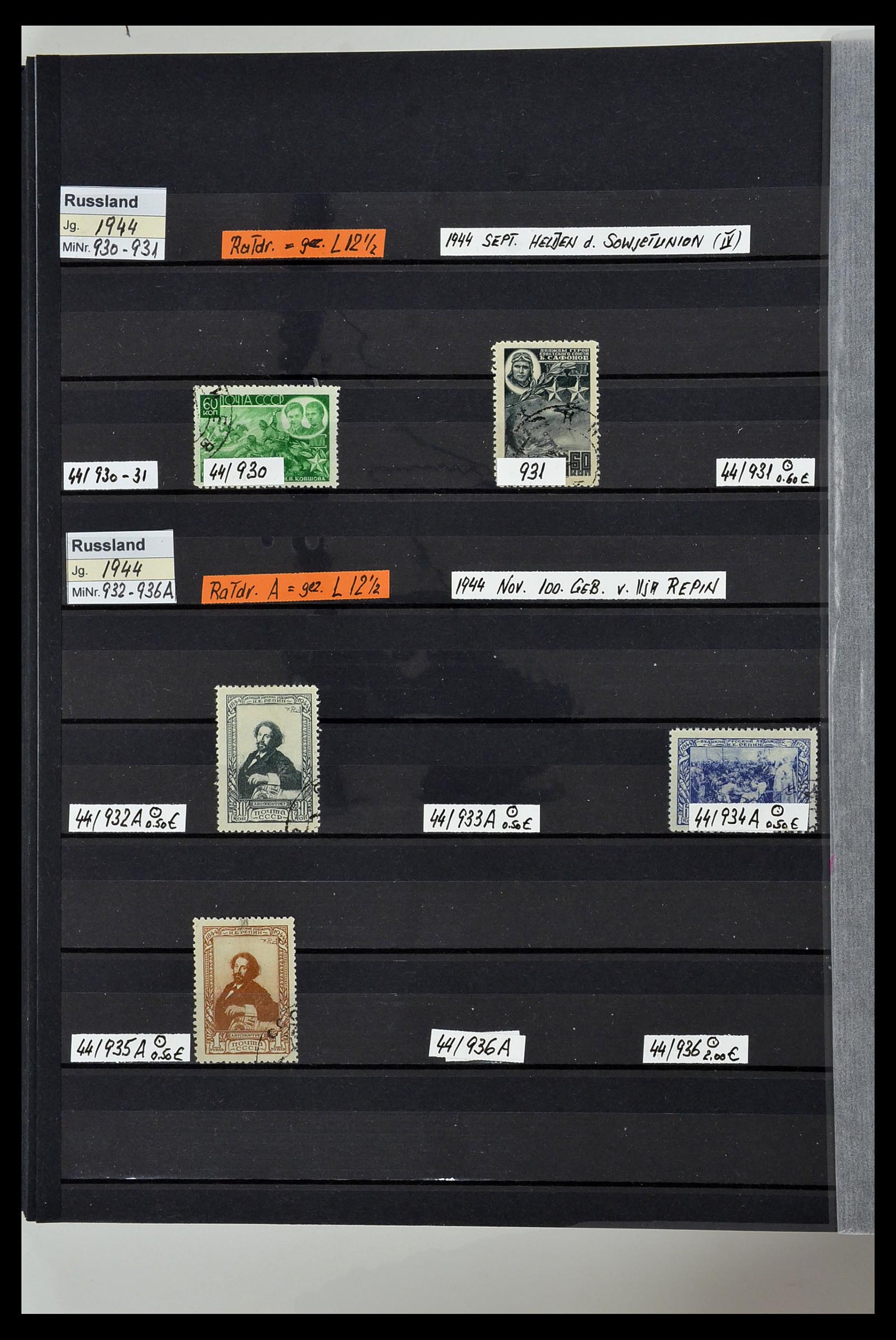 33973 128 - Postzegelverzameling 33973 Rusland 1865-2002.