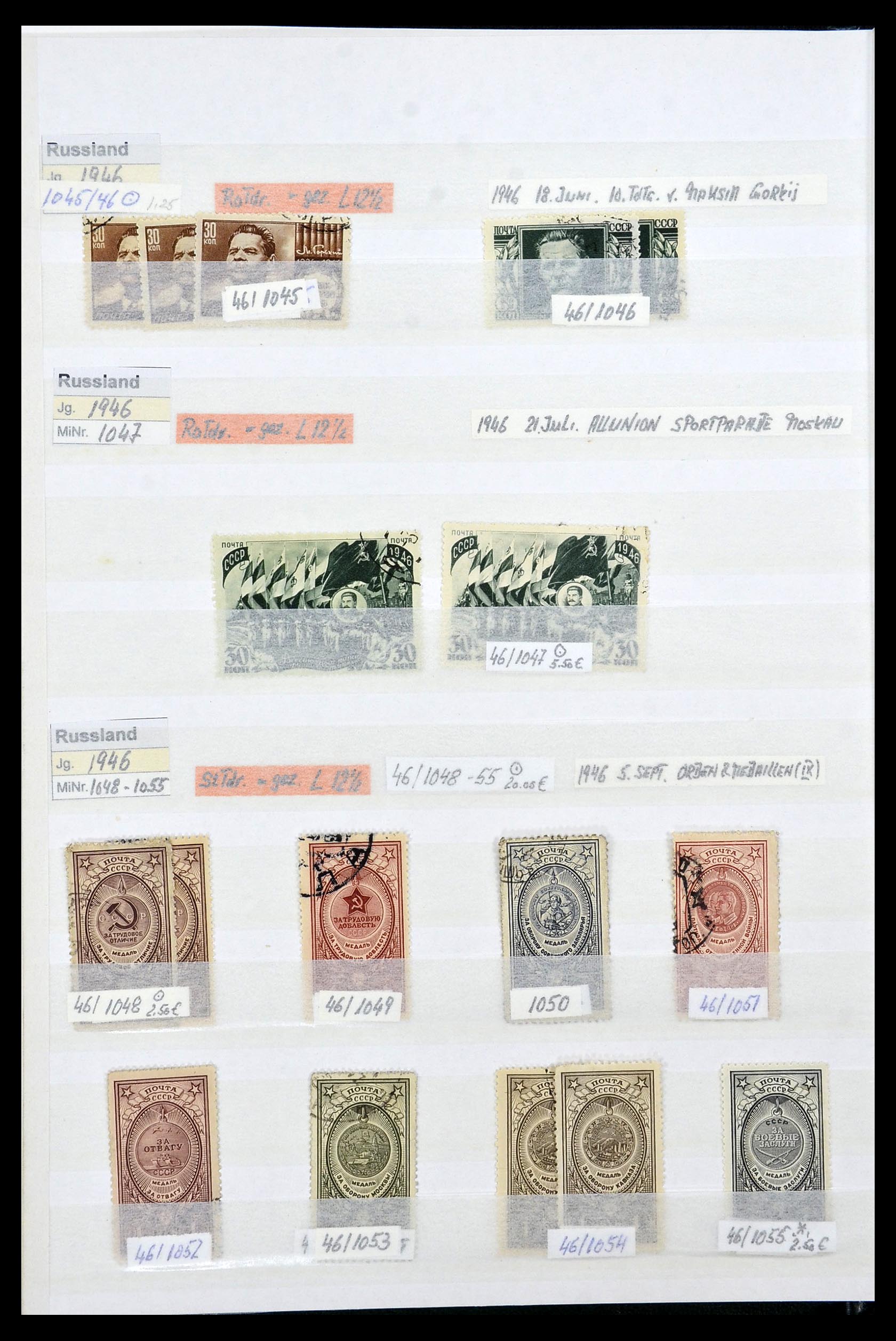 33973 143 - Postzegelverzameling 33973 Rusland 1865-2002.