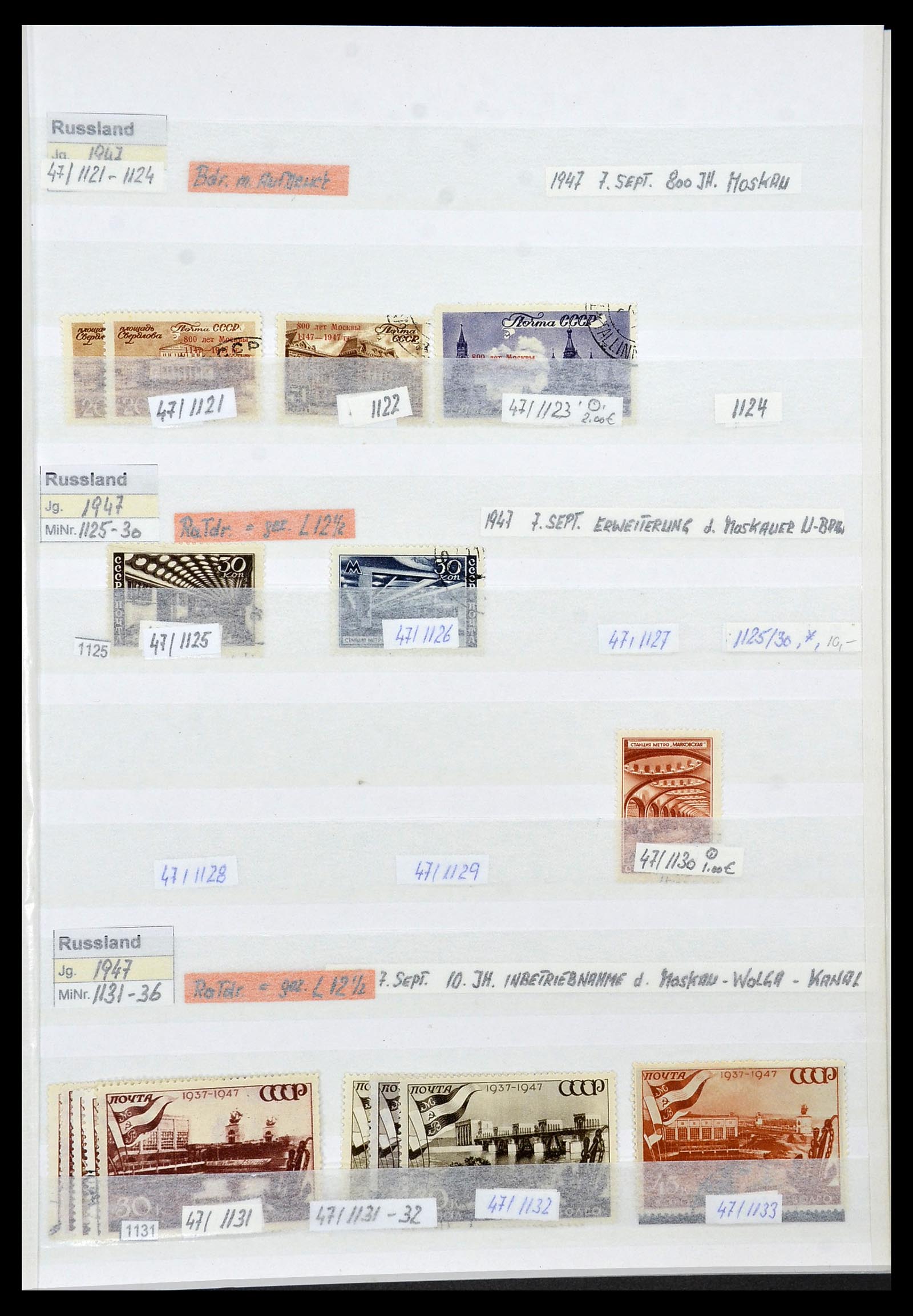 33973 153 - Postzegelverzameling 33973 Rusland 1865-2002.