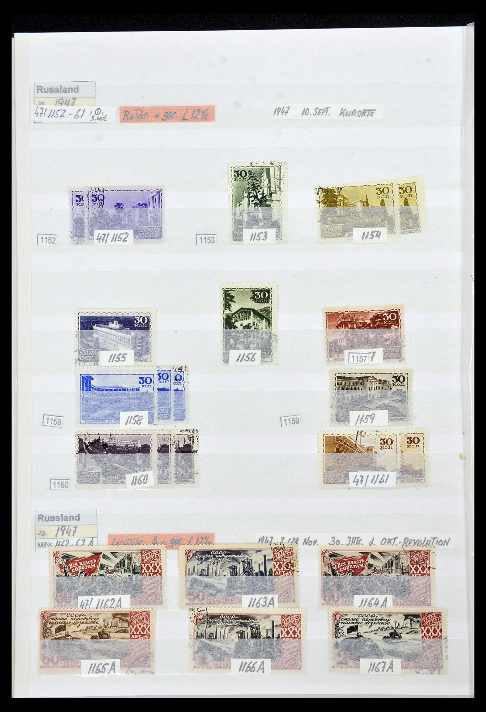 33973 156 - Postzegelverzameling 33973 Rusland 1865-2002.