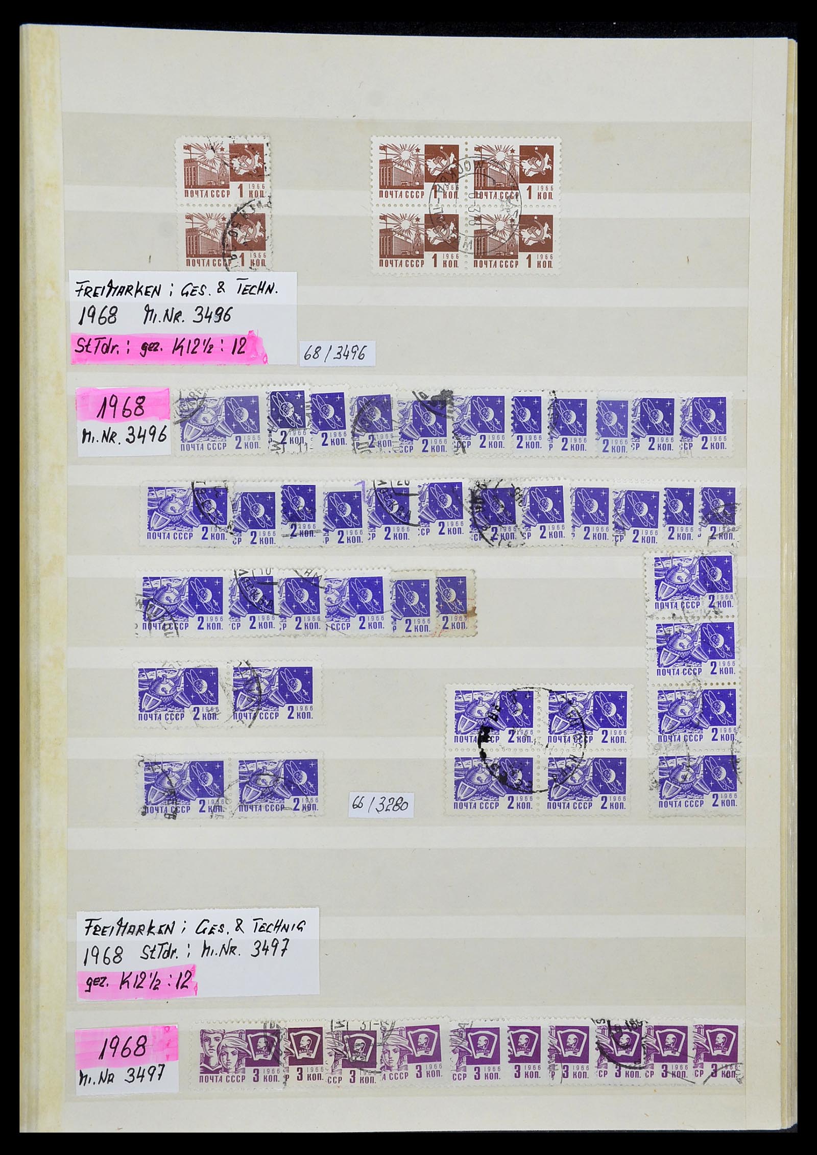 33973 892 - Postzegelverzameling 33973 Rusland 1865-2002.
