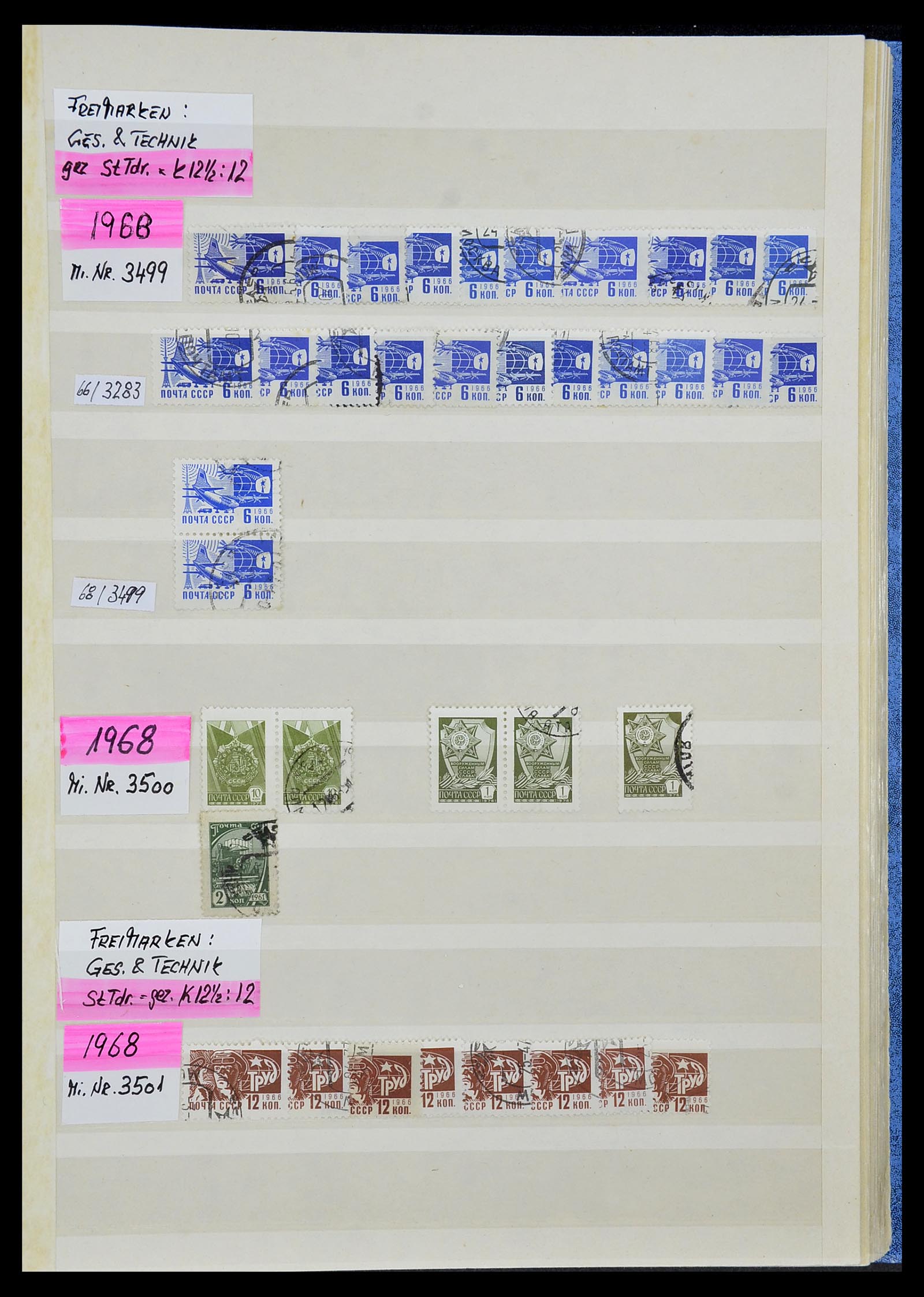 33973 895 - Postzegelverzameling 33973 Rusland 1865-2002.
