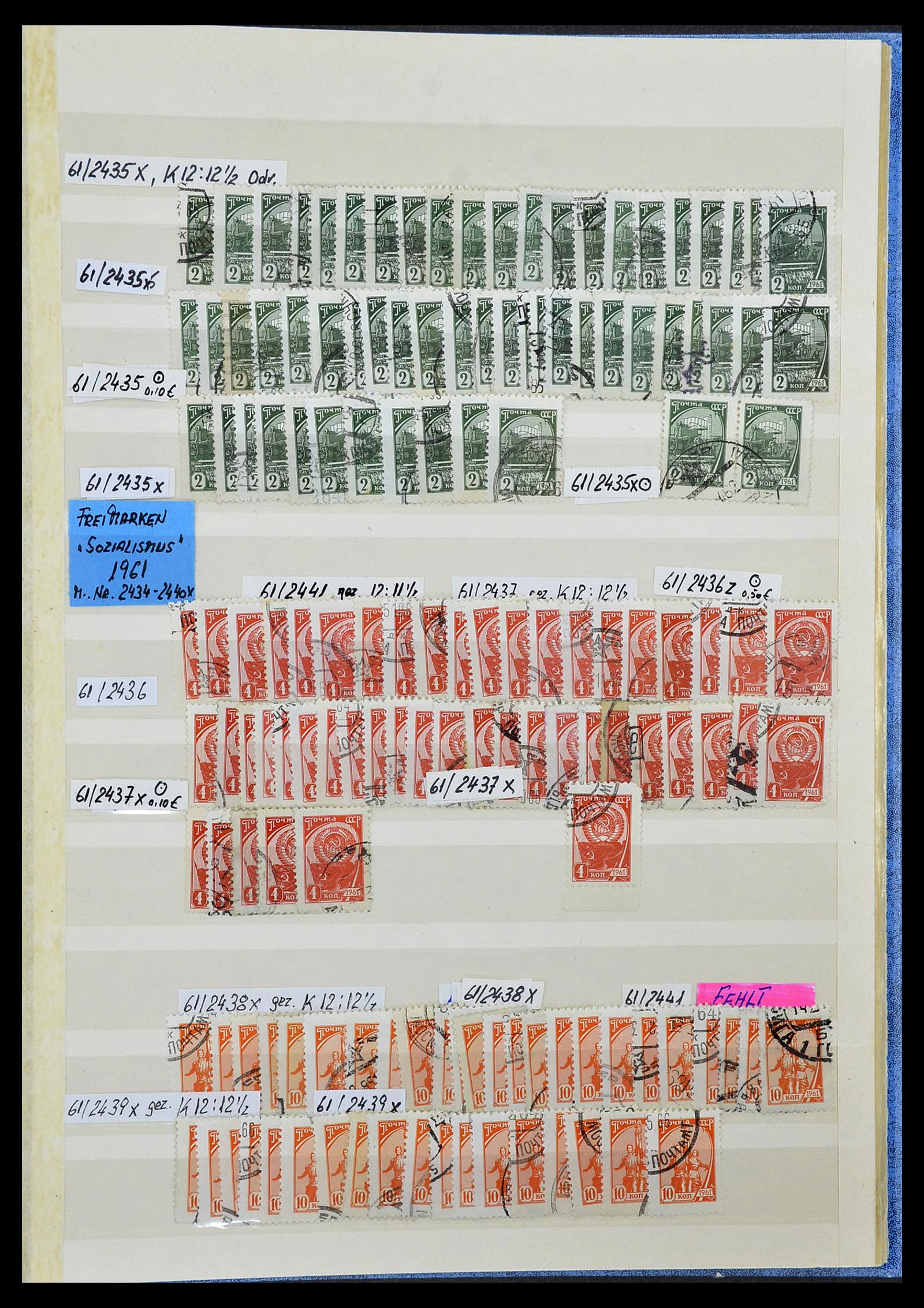 33973 907 - Postzegelverzameling 33973 Rusland 1865-2002.