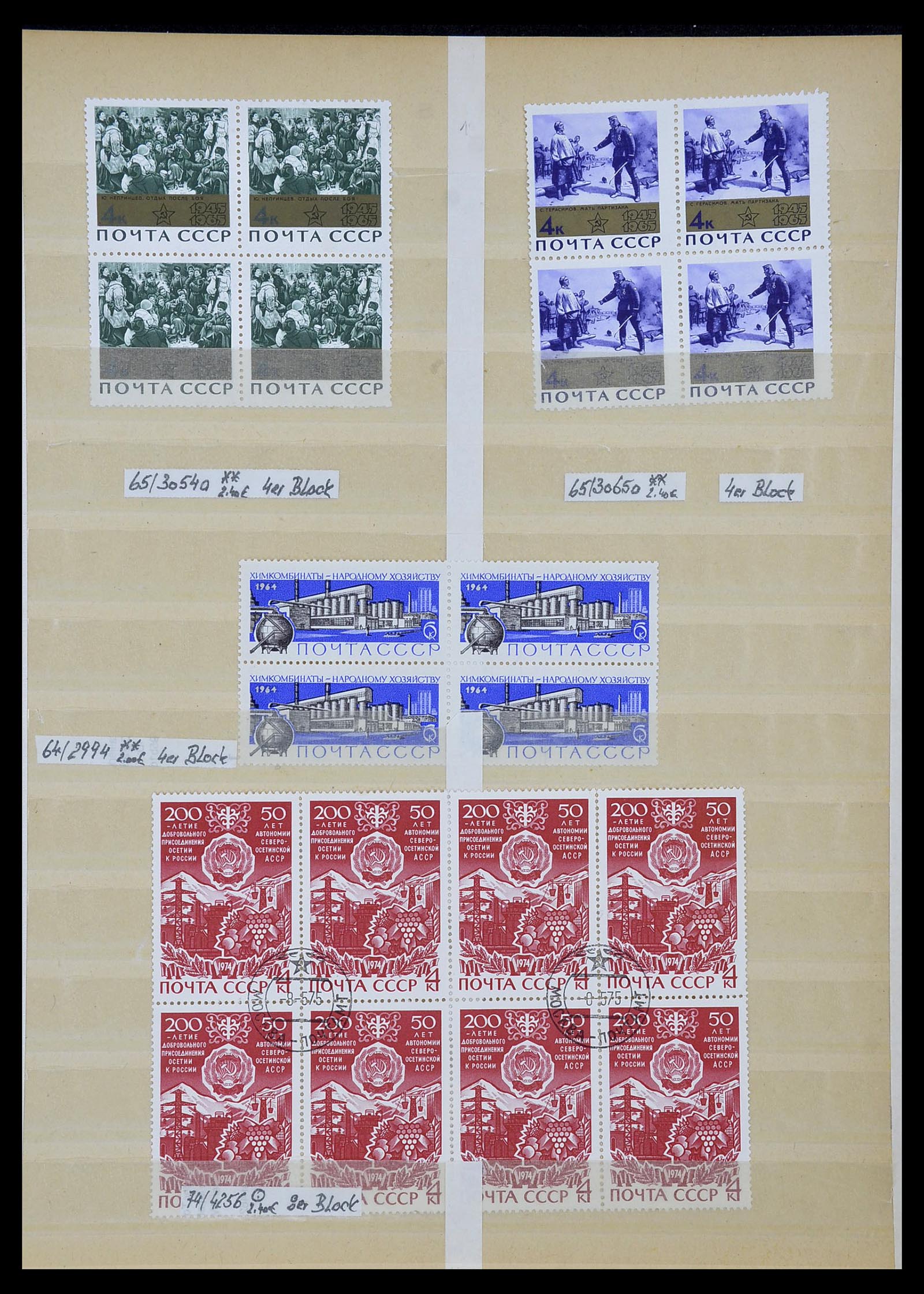 33973 924 - Postzegelverzameling 33973 Rusland 1865-2002.