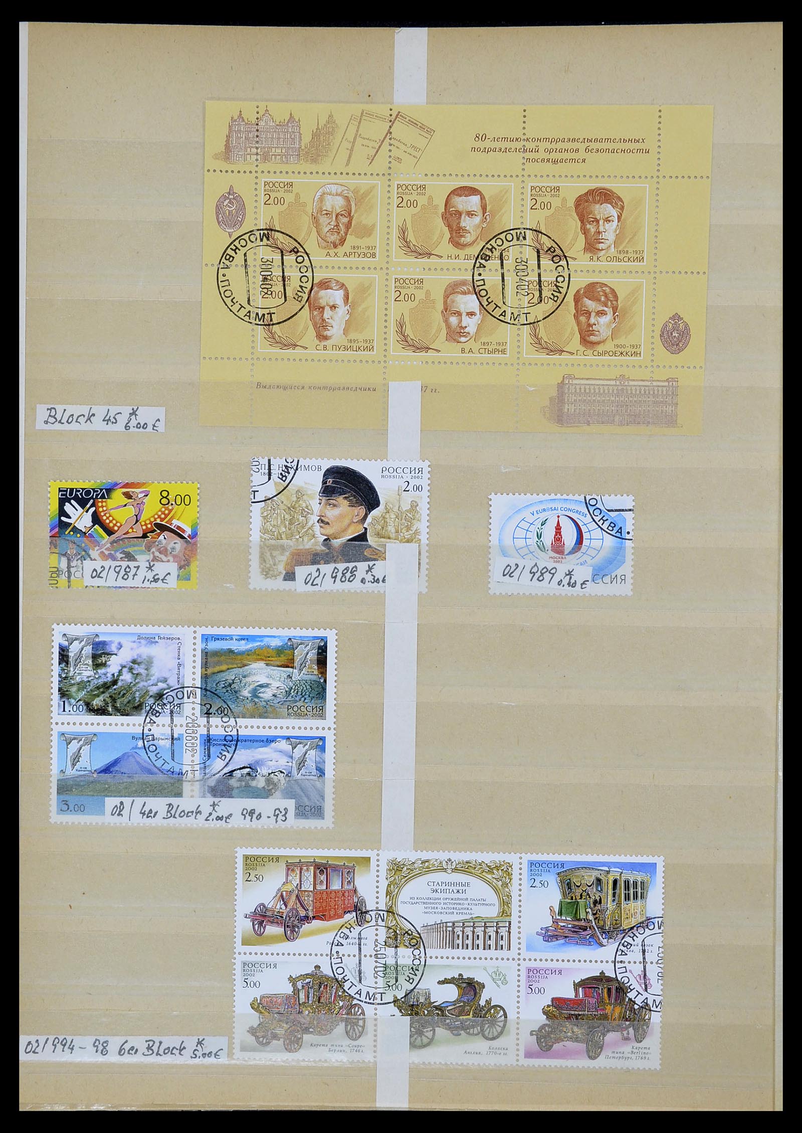 33973 931 - Postzegelverzameling 33973 Rusland 1865-2002.