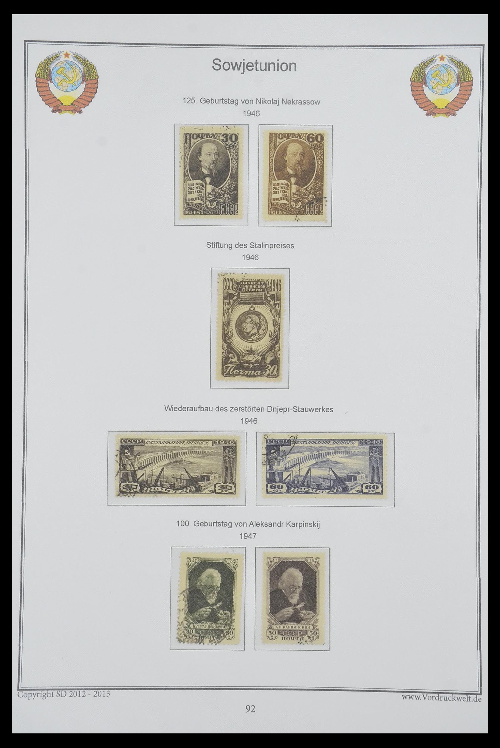 33974 106 - Stamp collection 33974 Russia 1858-1998.