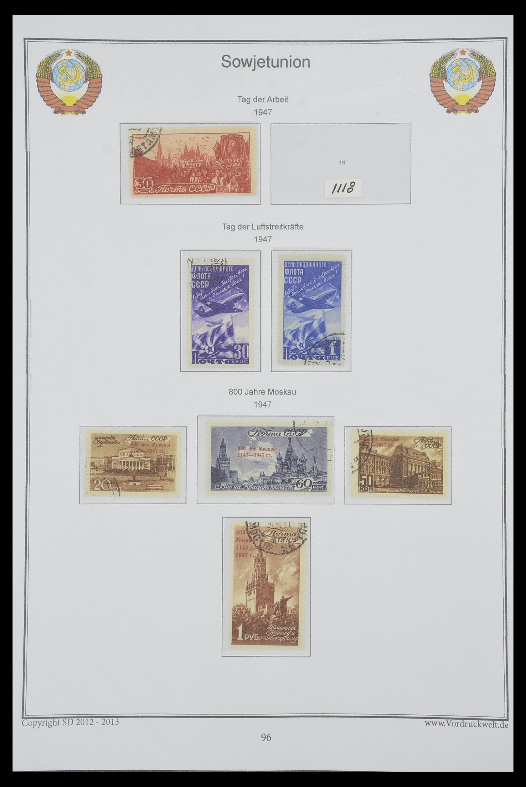 33974 110 - Stamp collection 33974 Russia 1858-1998.