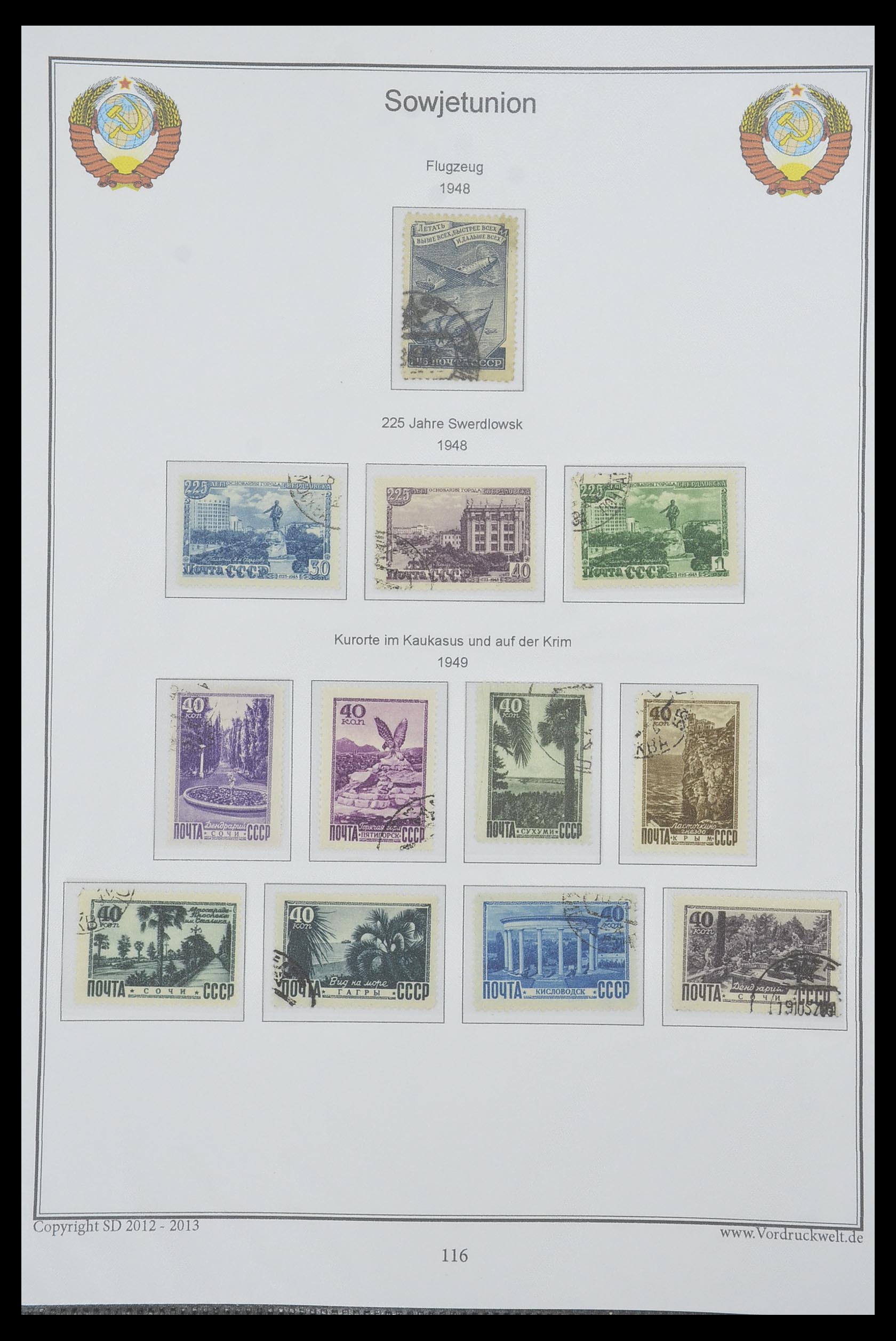 33974 126 - Stamp collection 33974 Russia 1858-1998.