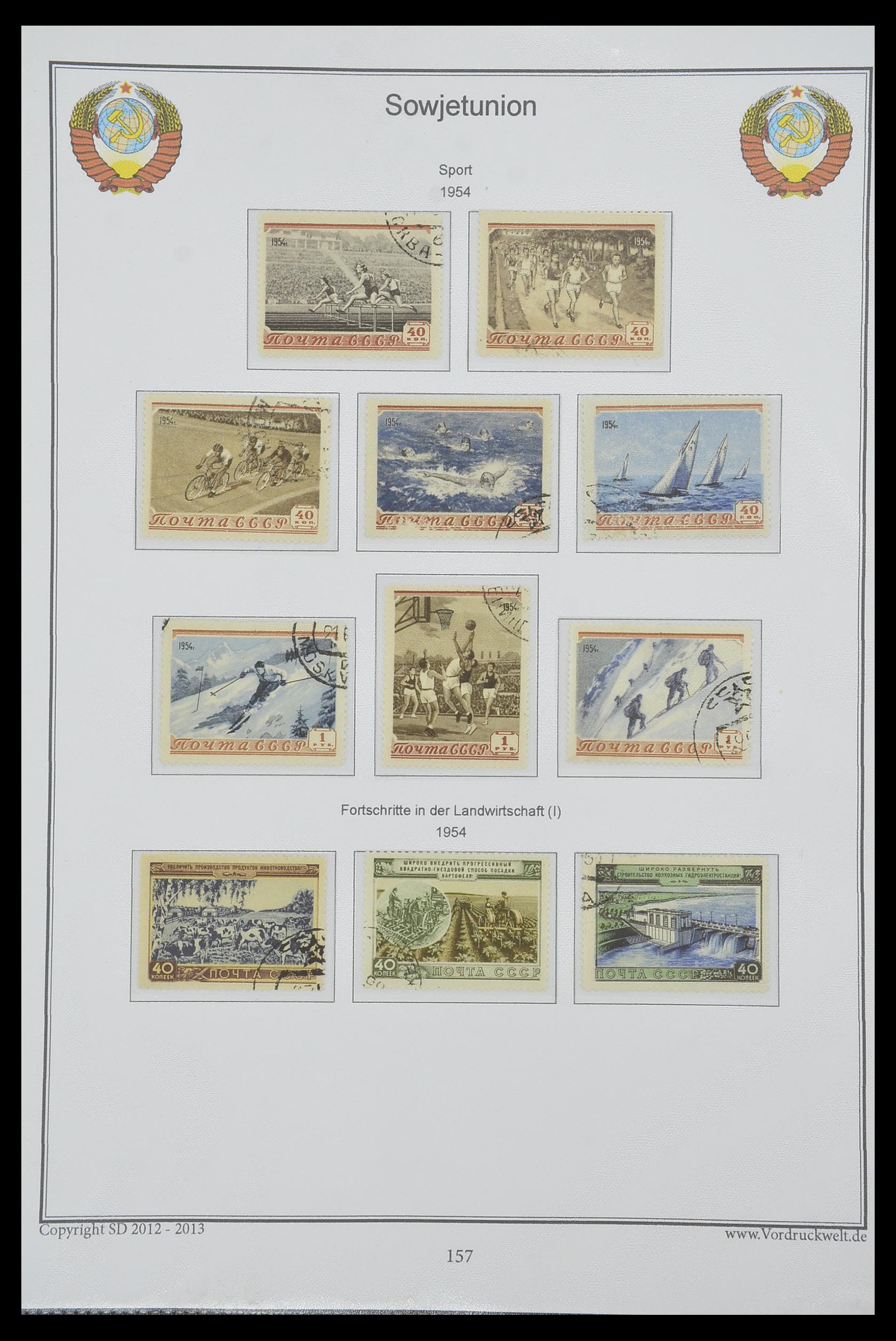 33974 163 - Stamp collection 33974 Russia 1858-1998.