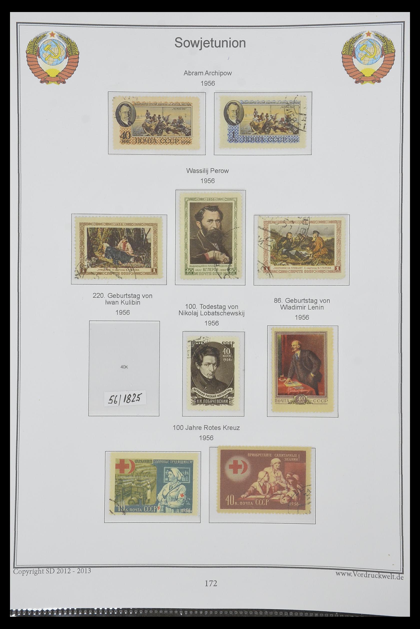 33974 176 - Stamp collection 33974 Russia 1858-1998.