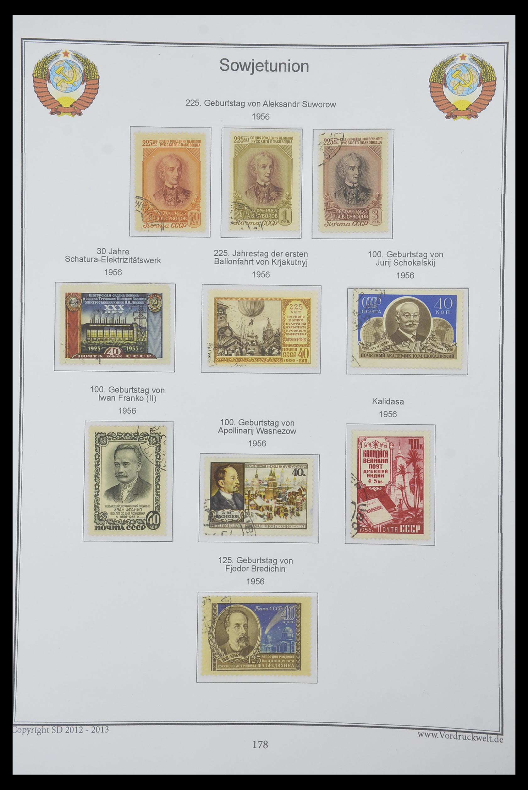 33974 182 - Stamp collection 33974 Russia 1858-1998.