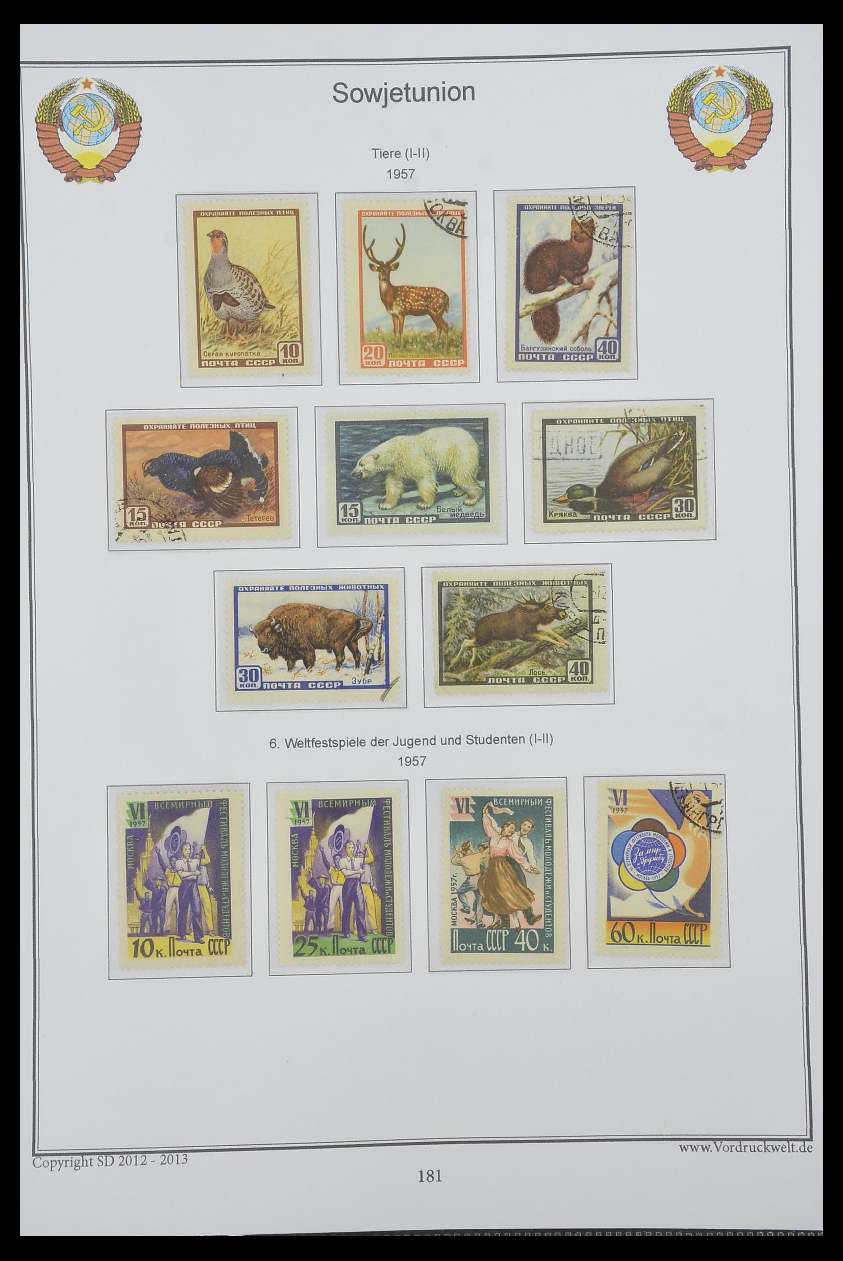 33974 185 - Stamp collection 33974 Russia 1858-1998.