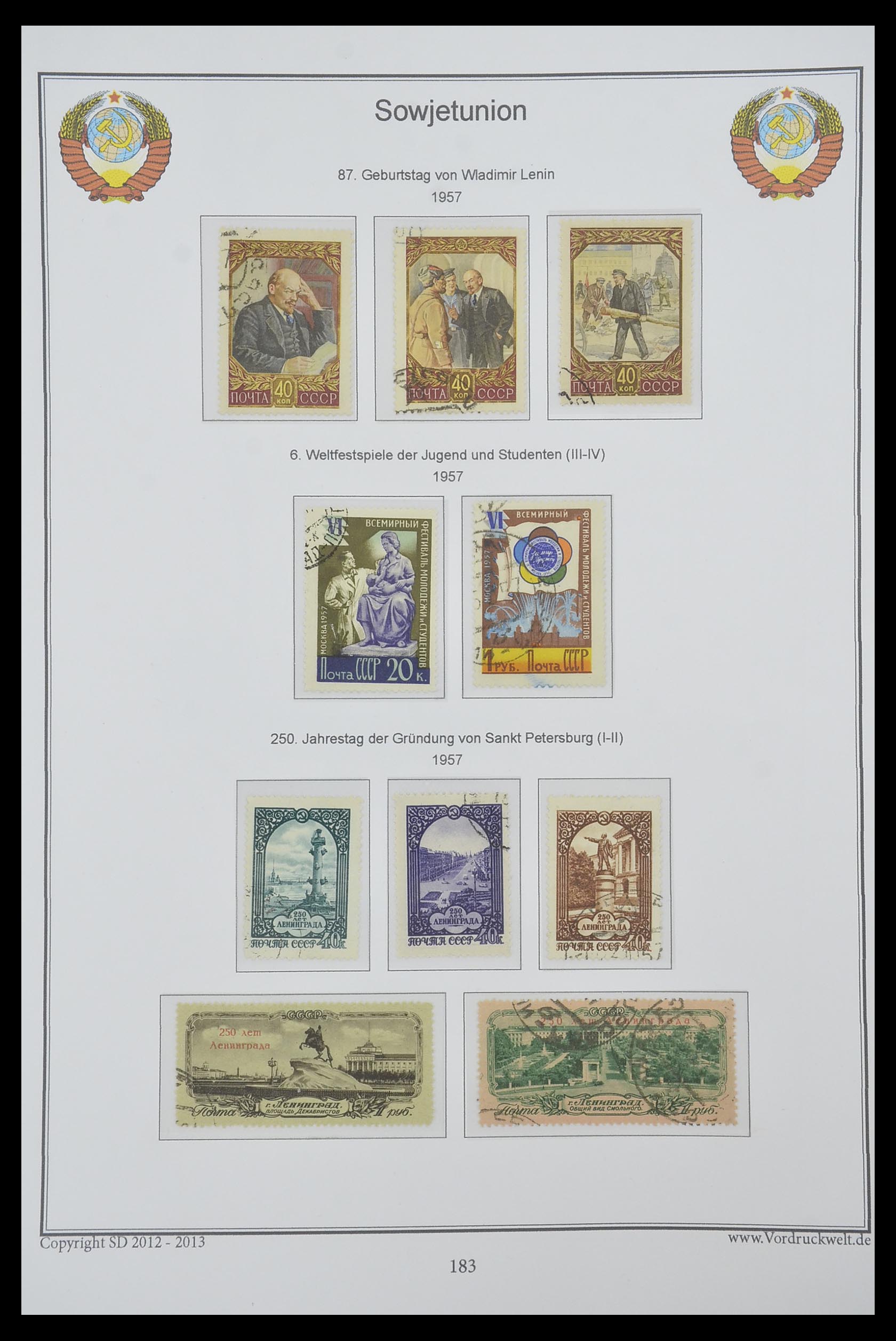 33974 187 - Stamp collection 33974 Russia 1858-1998.