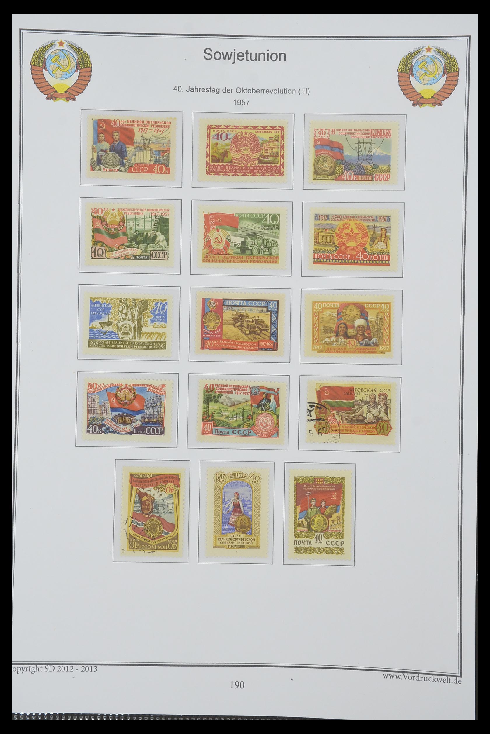 33974 194 - Stamp collection 33974 Russia 1858-1998.