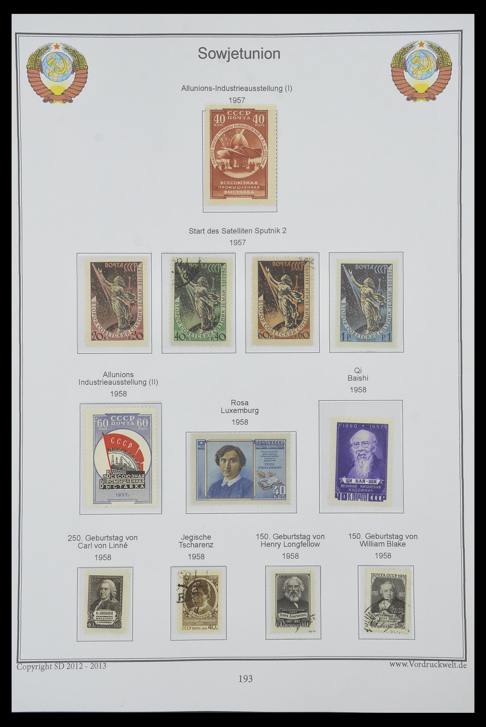33974 197 - Stamp collection 33974 Russia 1858-1998.