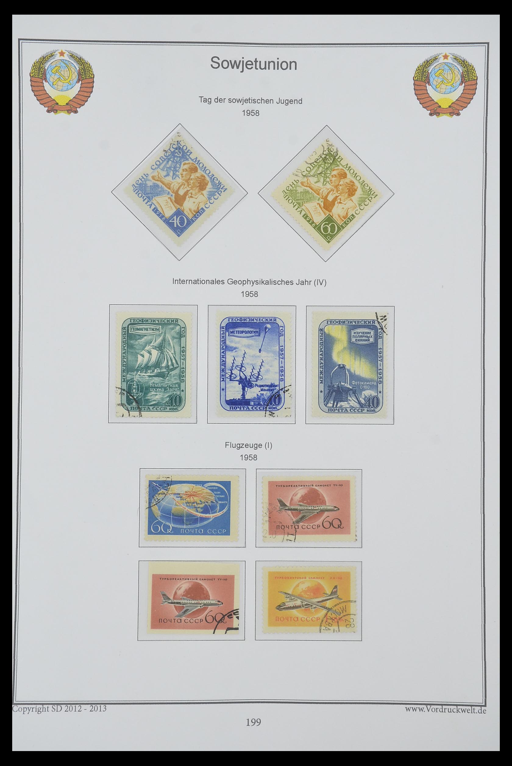 33974 203 - Stamp collection 33974 Russia 1858-1998.