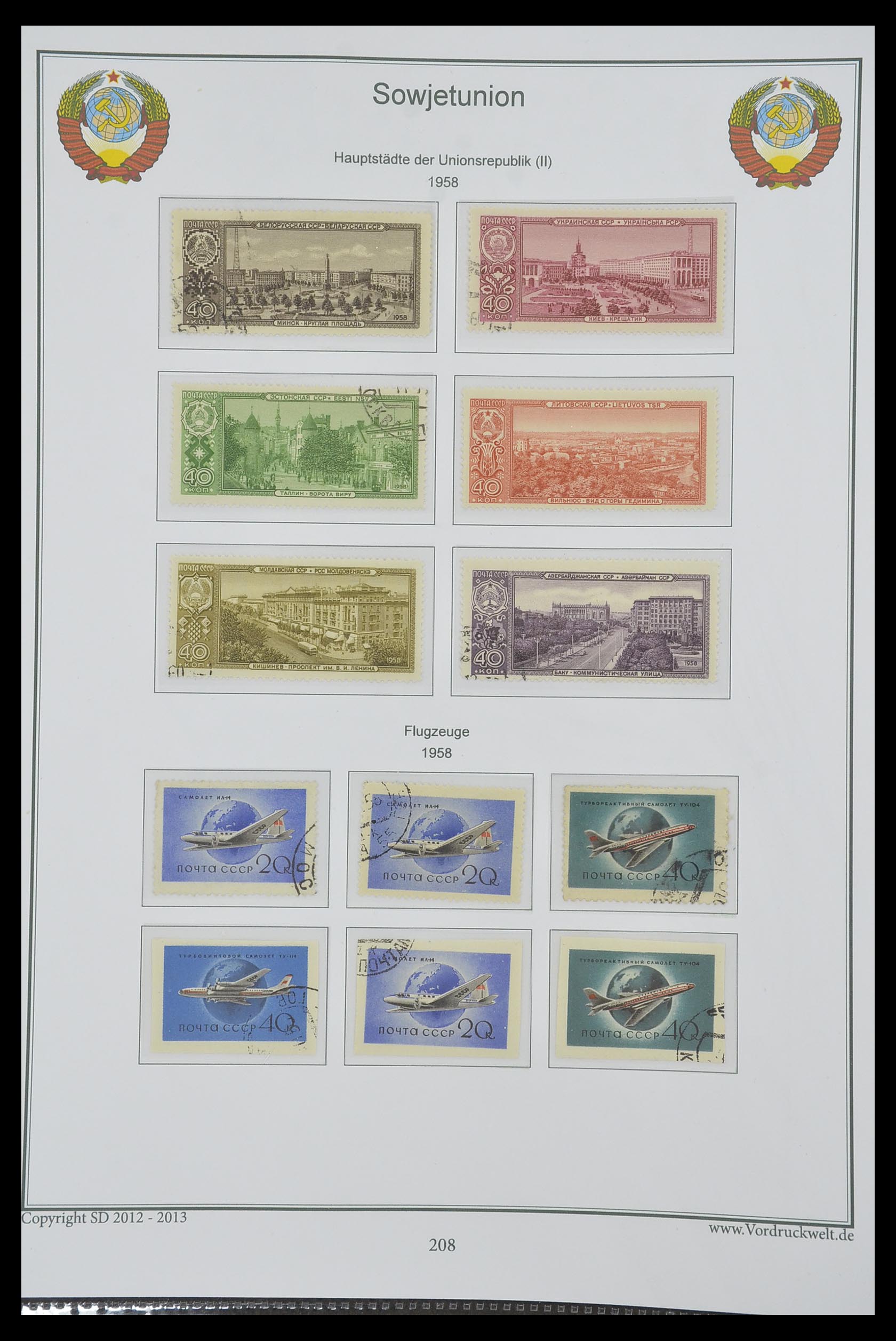 33974 212 - Stamp collection 33974 Russia 1858-1998.