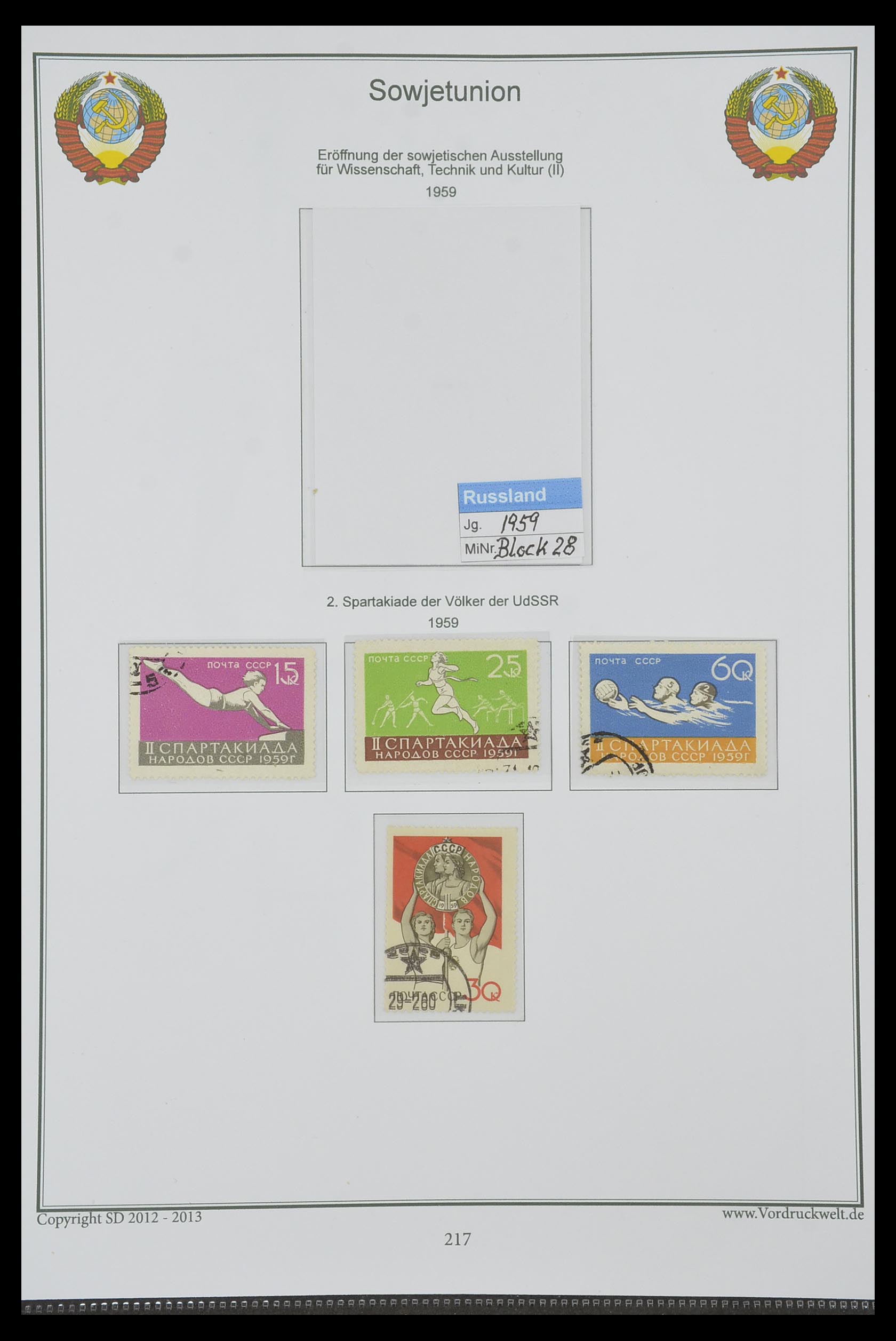33974 221 - Stamp collection 33974 Russia 1858-1998.