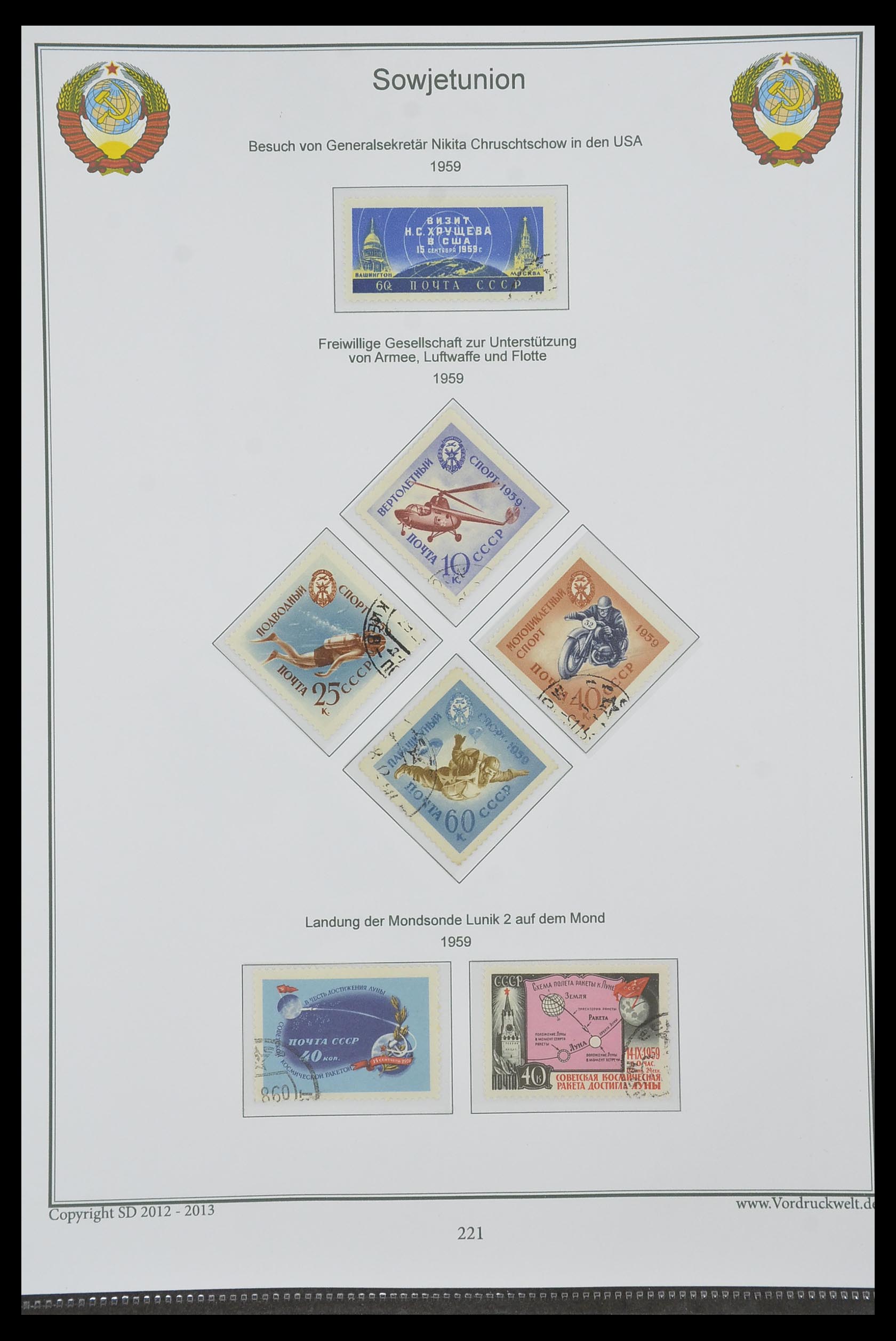33974 225 - Stamp collection 33974 Russia 1858-1998.