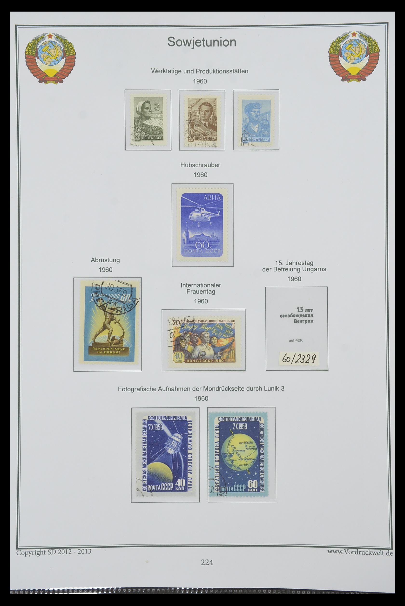 33974 228 - Stamp collection 33974 Russia 1858-1998.
