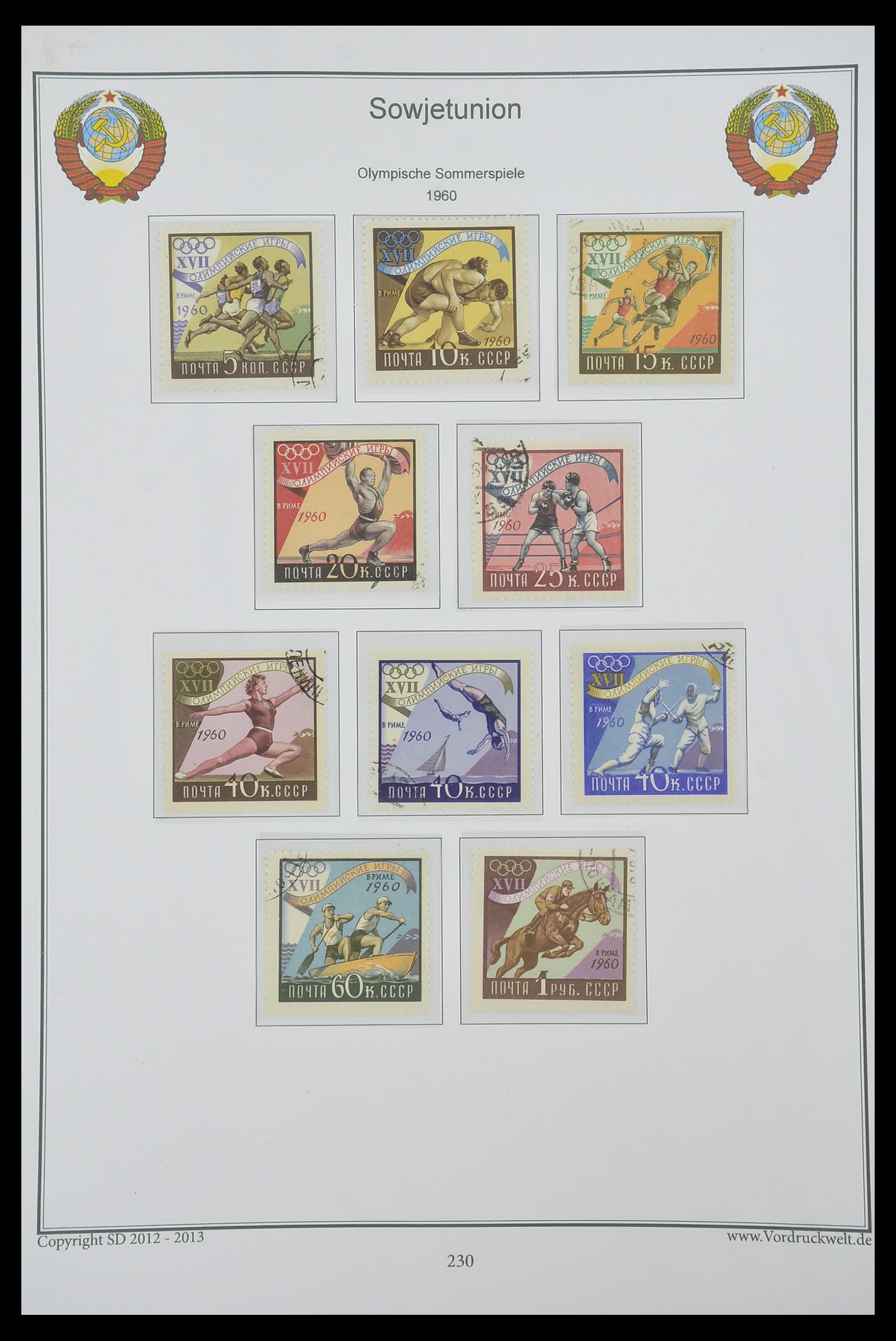 33974 234 - Stamp collection 33974 Russia 1858-1998.