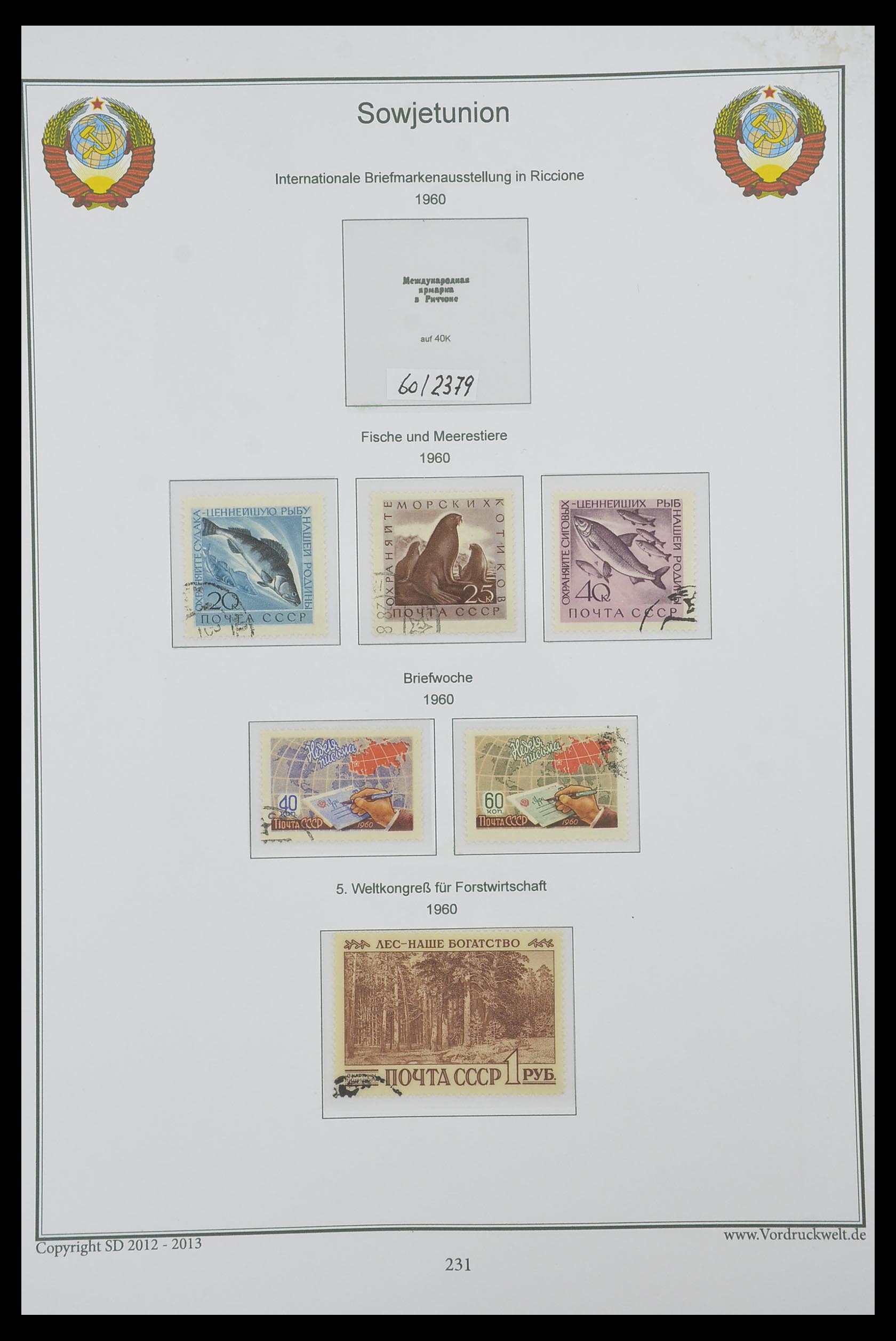 33974 235 - Stamp collection 33974 Russia 1858-1998.