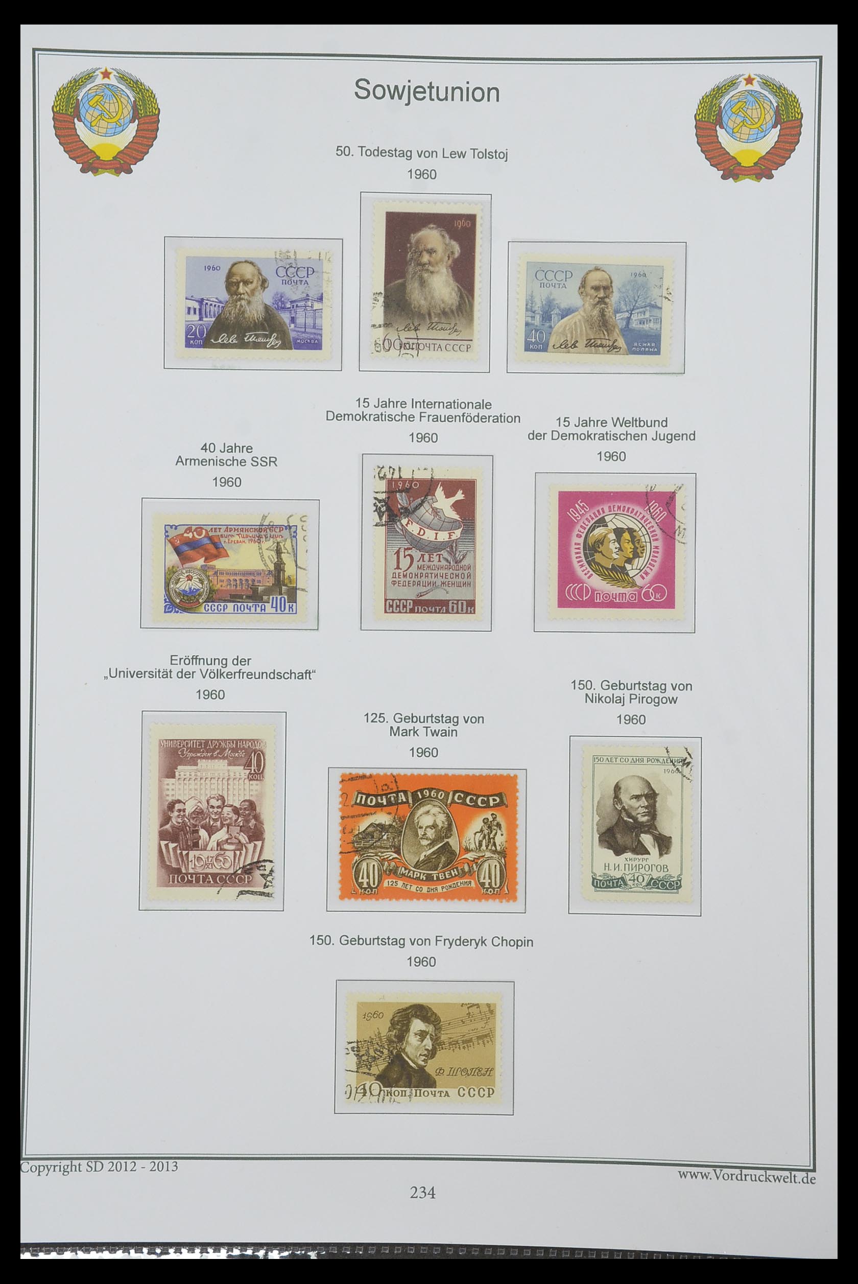33974 238 - Stamp collection 33974 Russia 1858-1998.