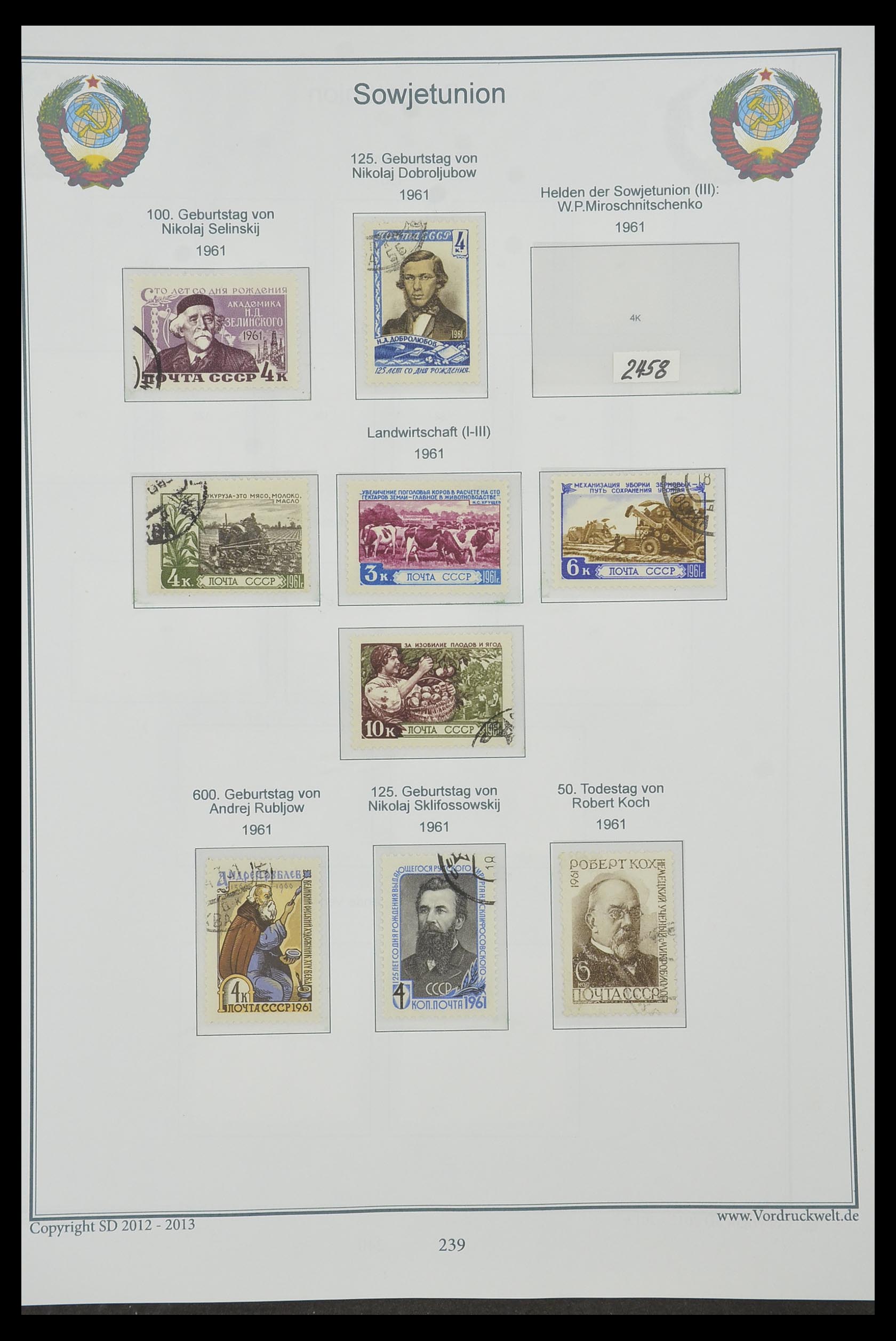 33974 243 - Stamp collection 33974 Russia 1858-1998.