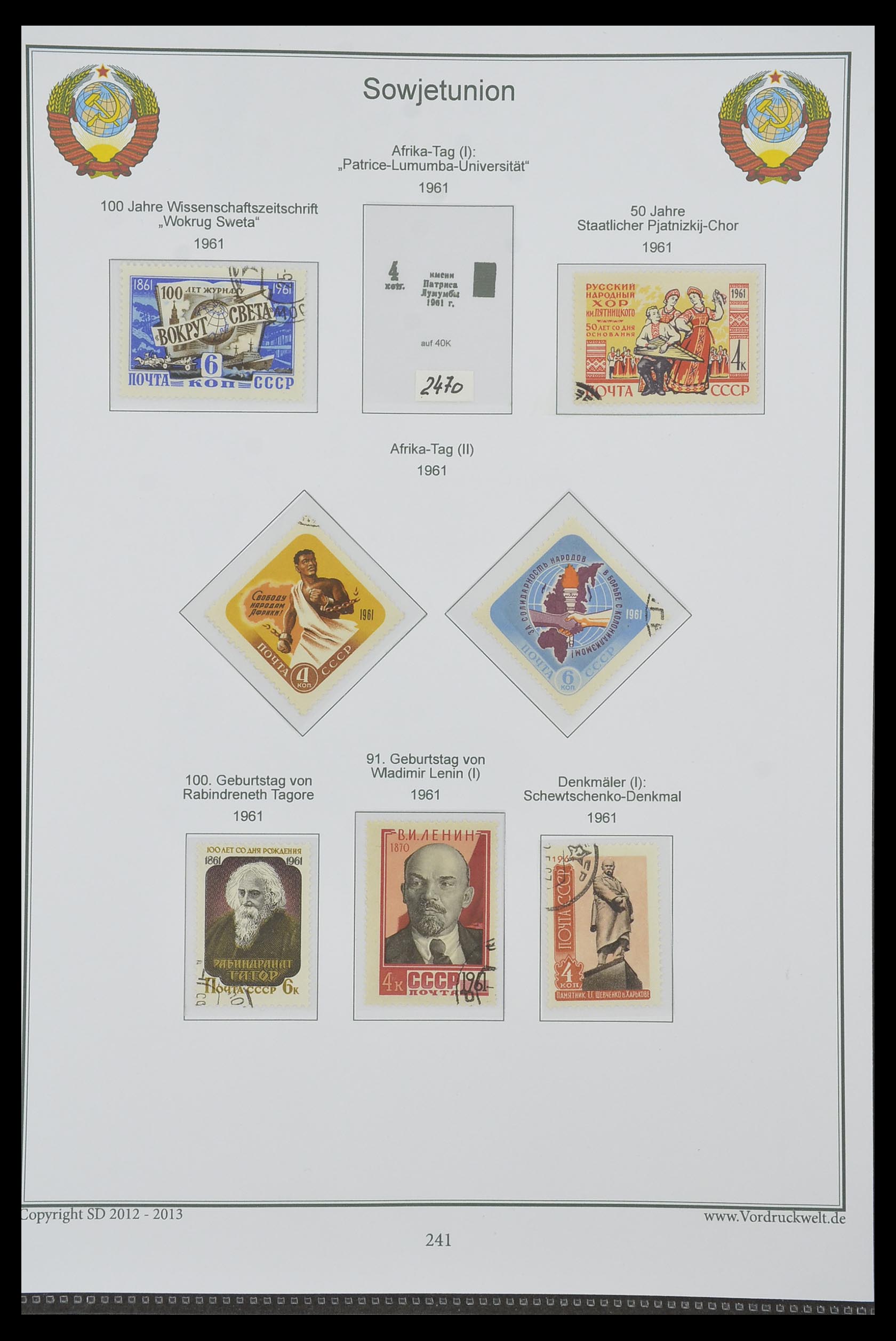 33974 245 - Stamp collection 33974 Russia 1858-1998.