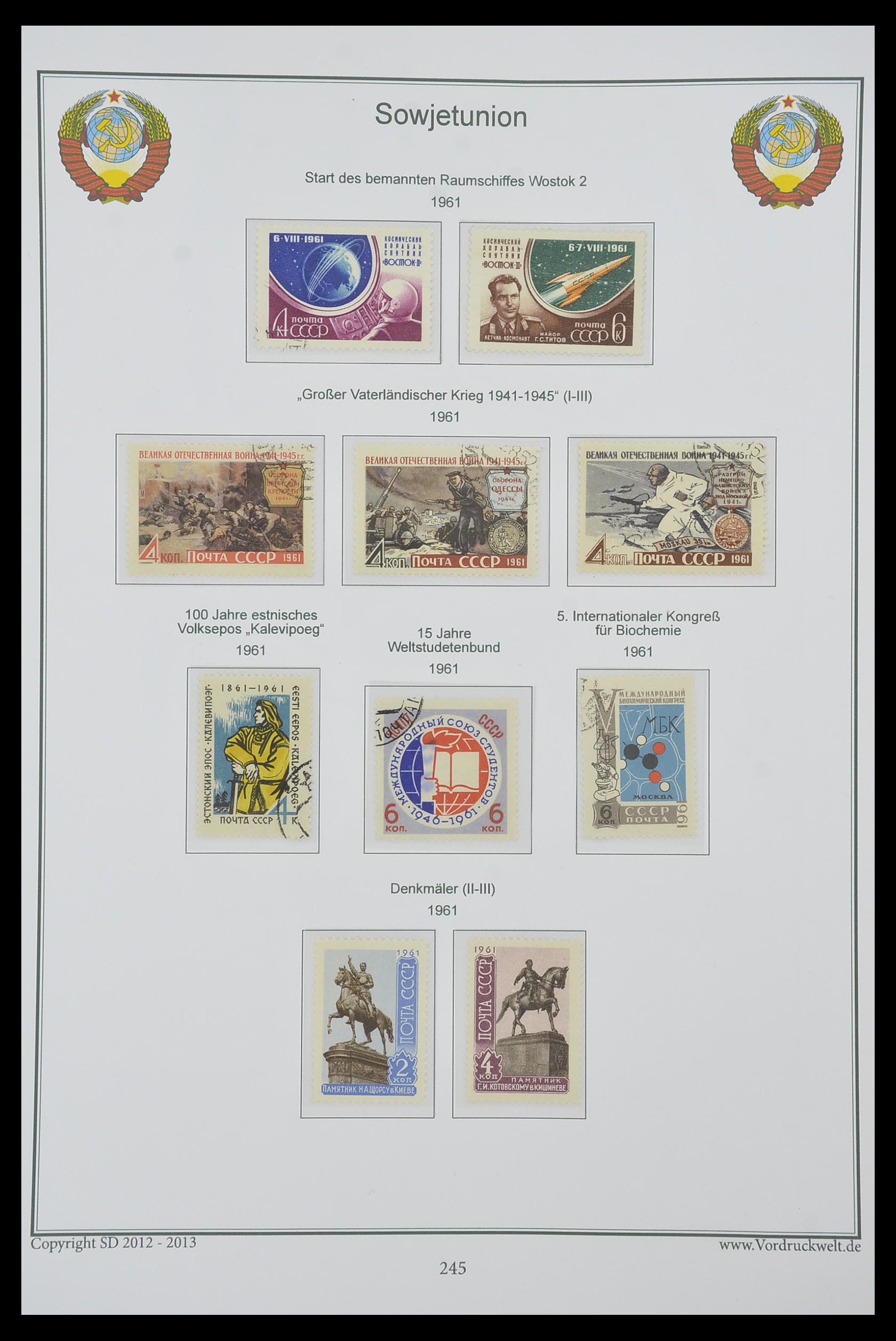 33974 249 - Stamp collection 33974 Russia 1858-1998.