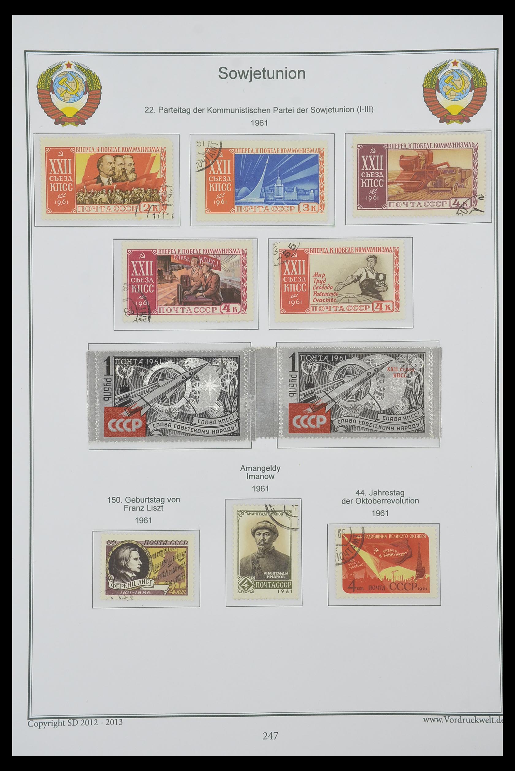 33974 251 - Stamp collection 33974 Russia 1858-1998.
