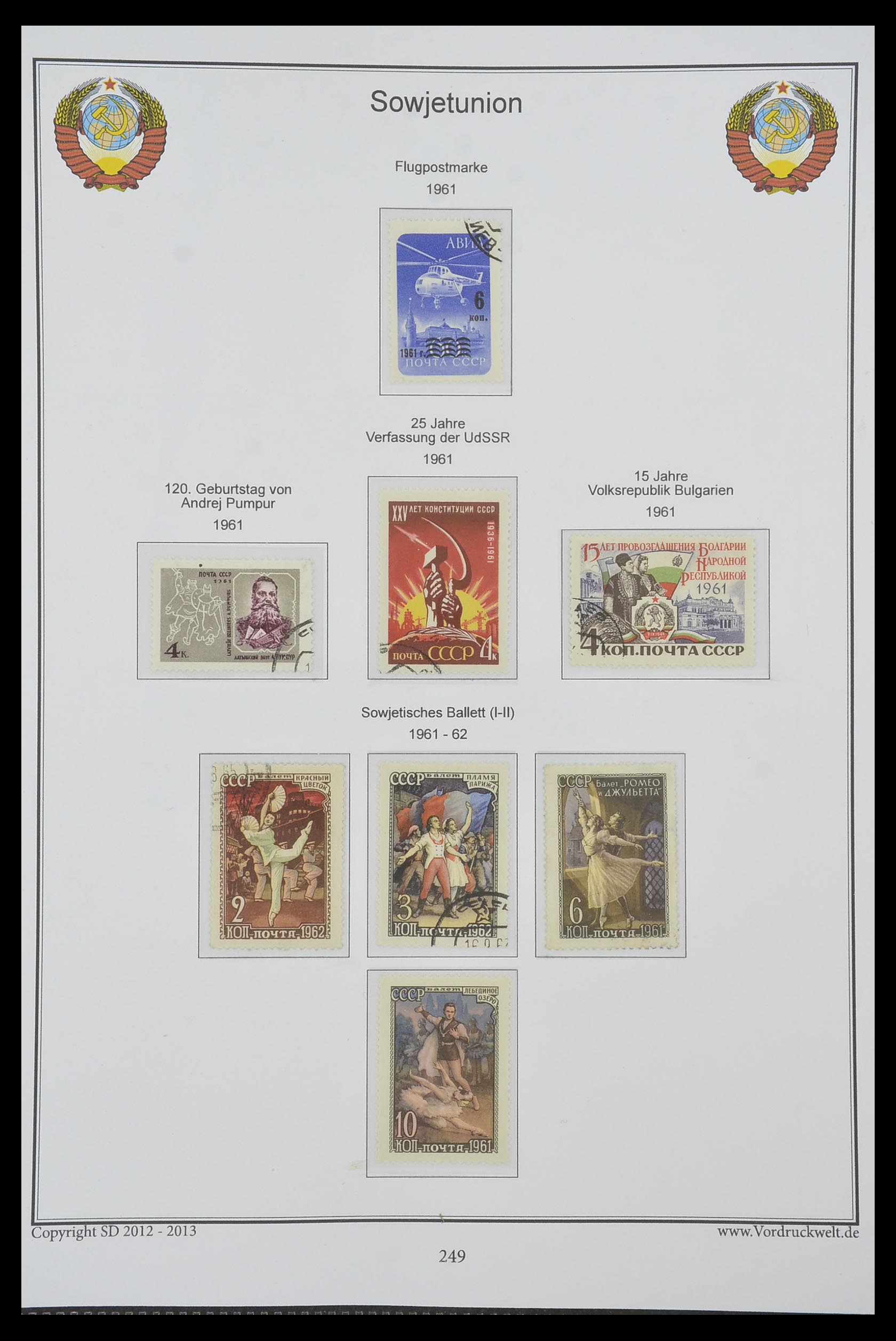 33974 253 - Stamp collection 33974 Russia 1858-1998.