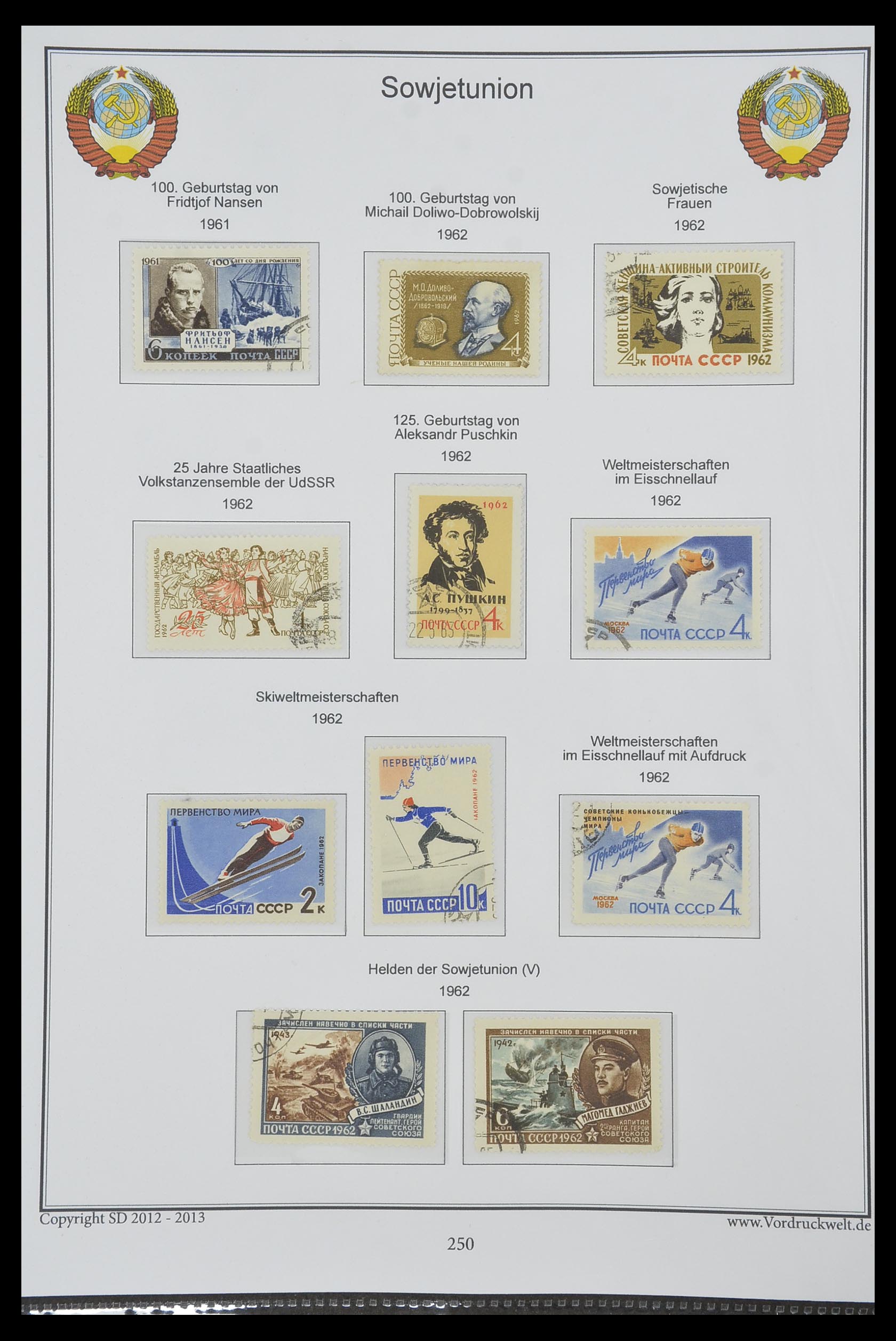 33974 254 - Stamp collection 33974 Russia 1858-1998.