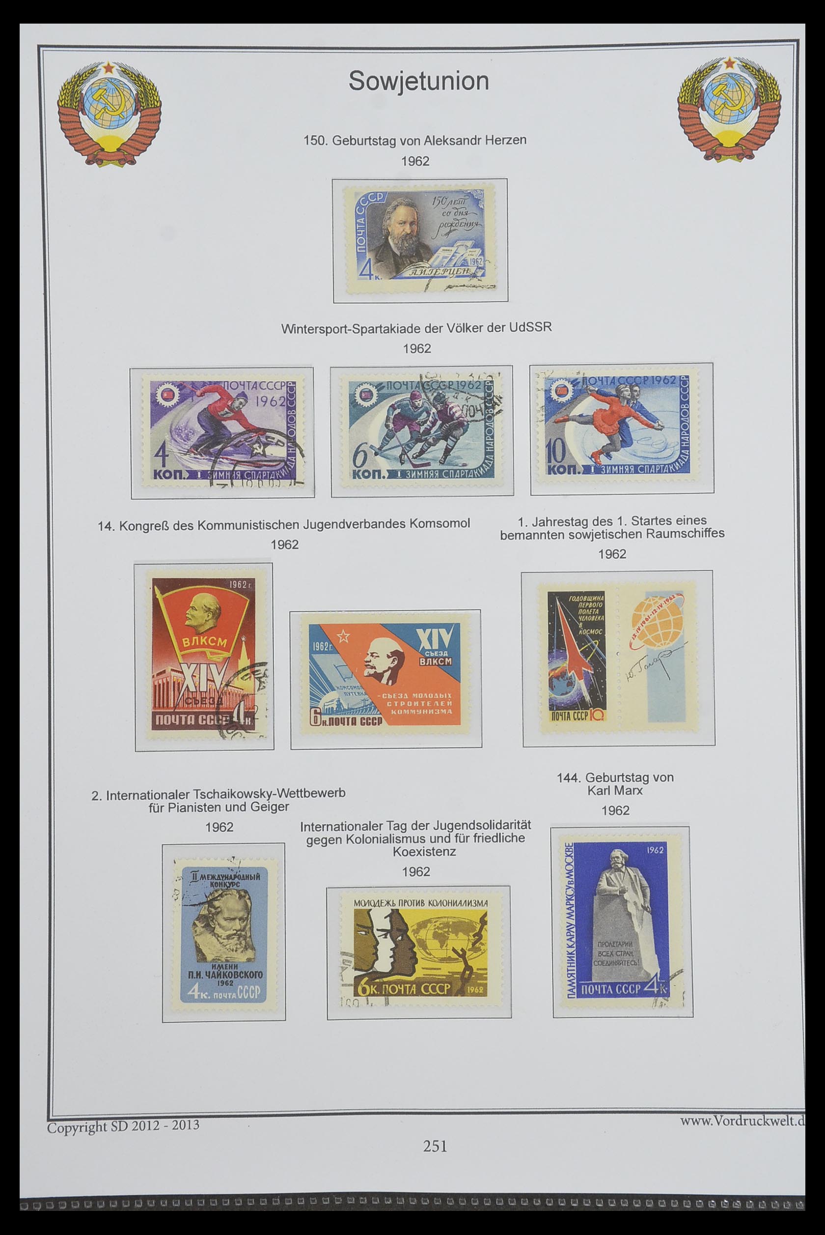 33974 255 - Stamp collection 33974 Russia 1858-1998.
