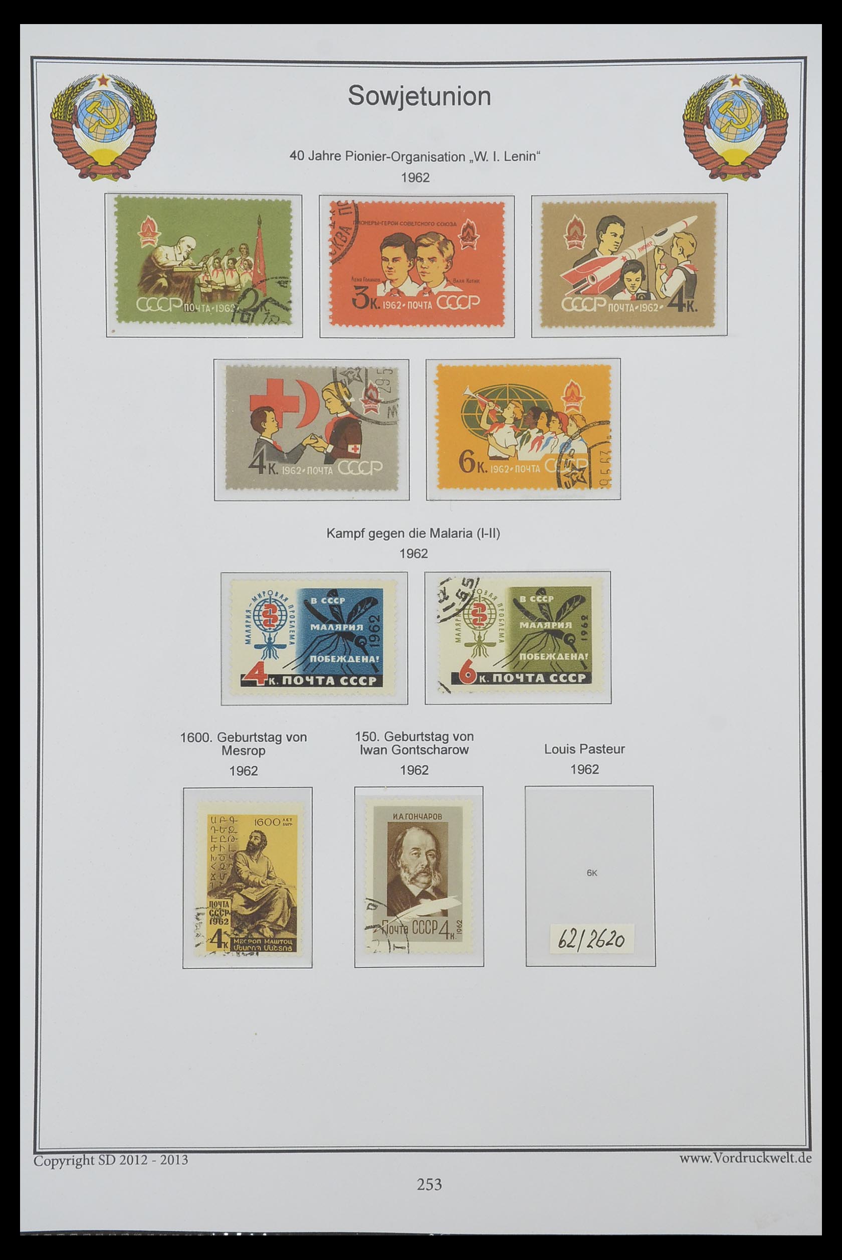 33974 257 - Stamp collection 33974 Russia 1858-1998.