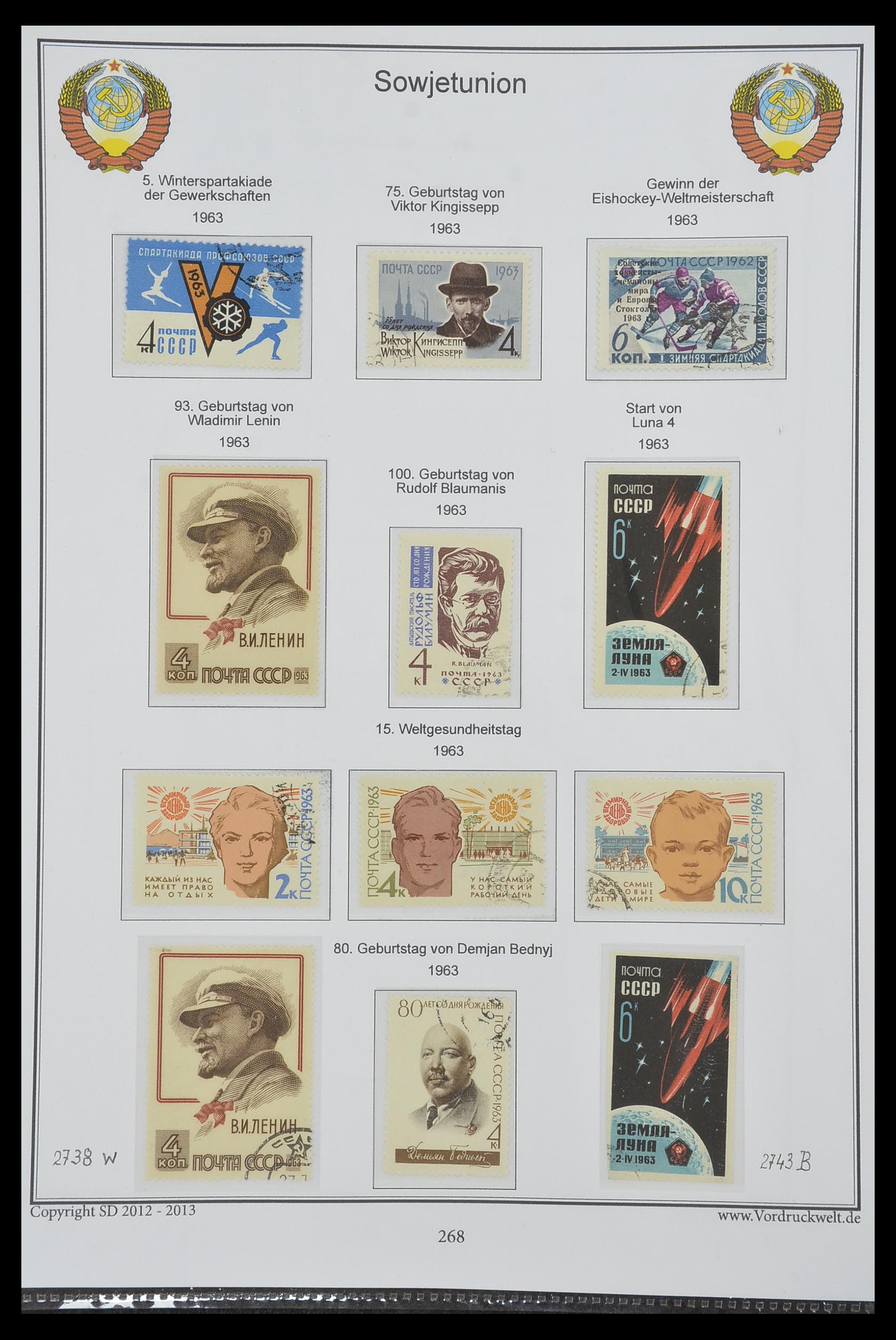33974 270 - Stamp collection 33974 Russia 1858-1998.