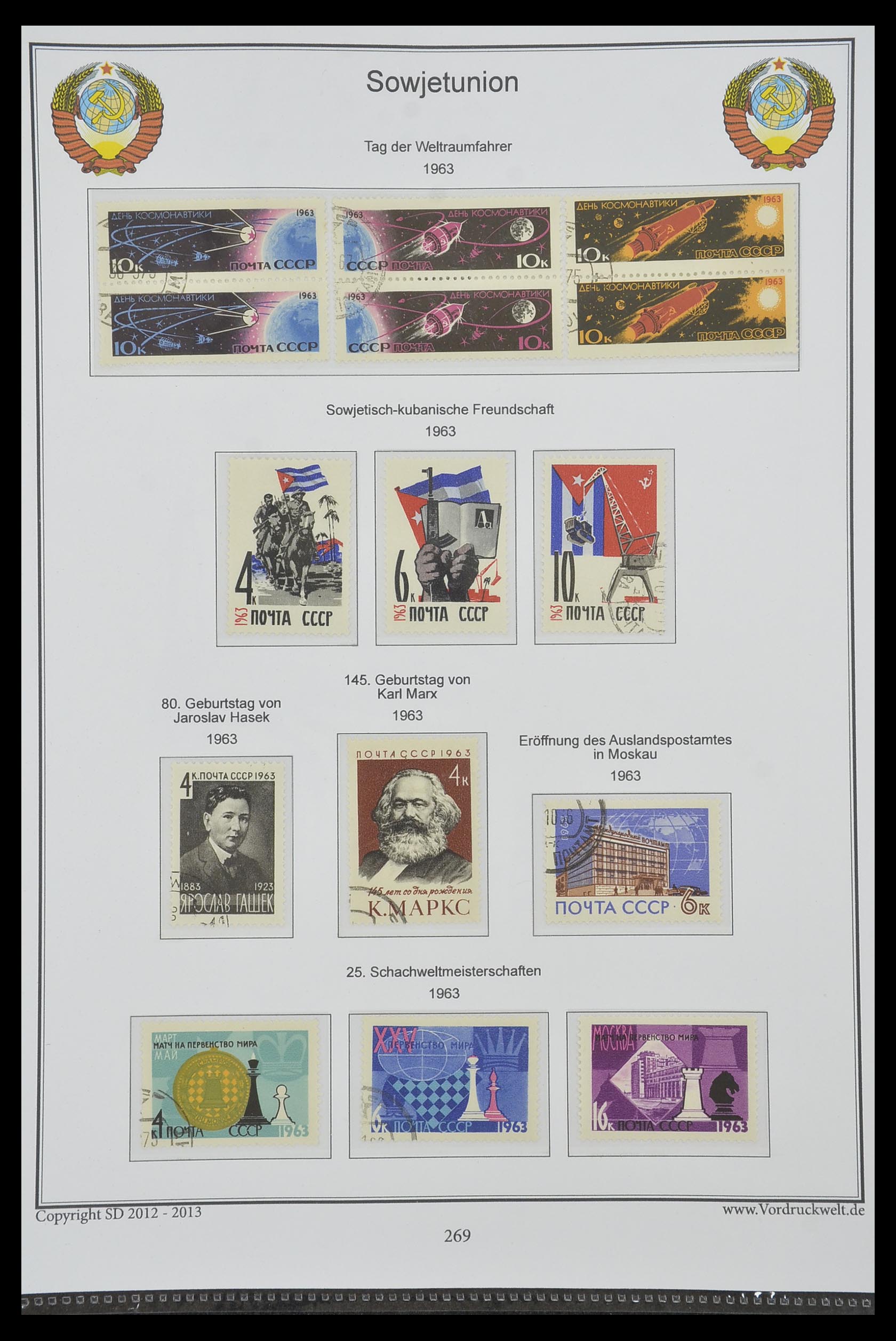 33974 271 - Stamp collection 33974 Russia 1858-1998.