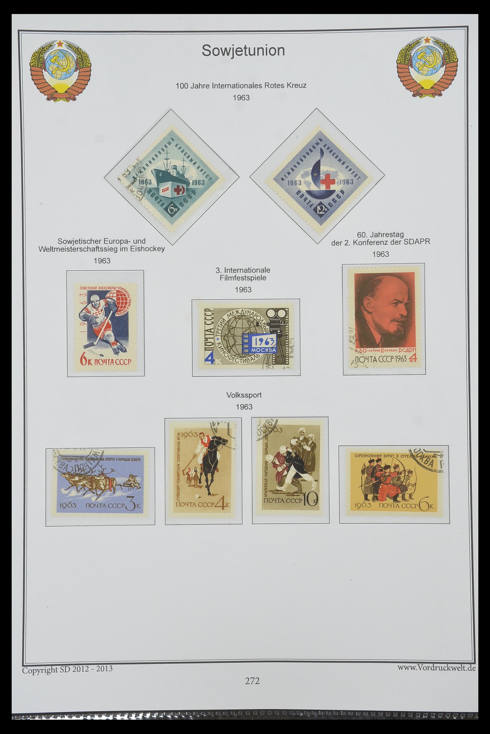 33974 274 - Stamp collection 33974 Russia 1858-1998.