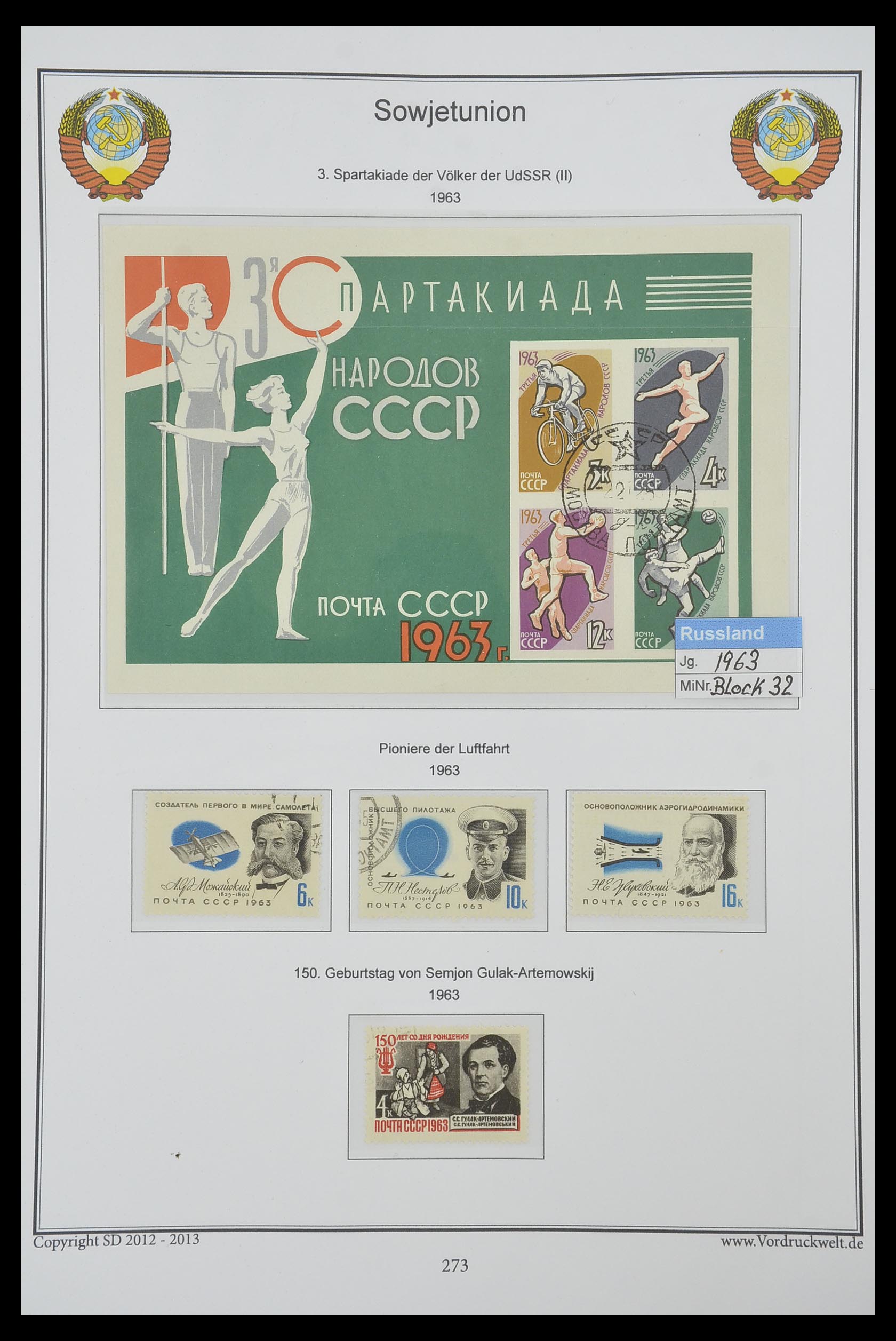 33974 275 - Stamp collection 33974 Russia 1858-1998.