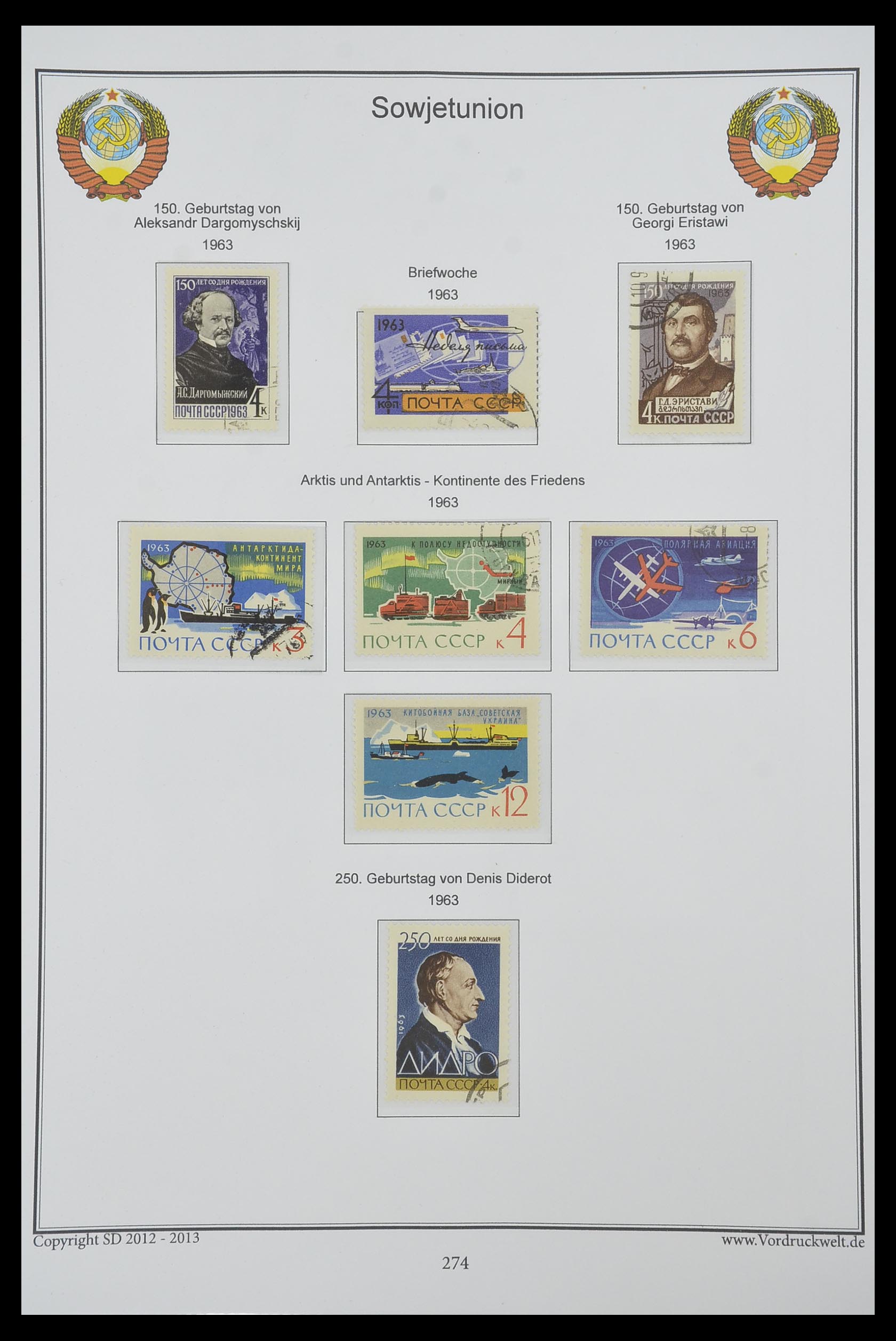 33974 276 - Stamp collection 33974 Russia 1858-1998.