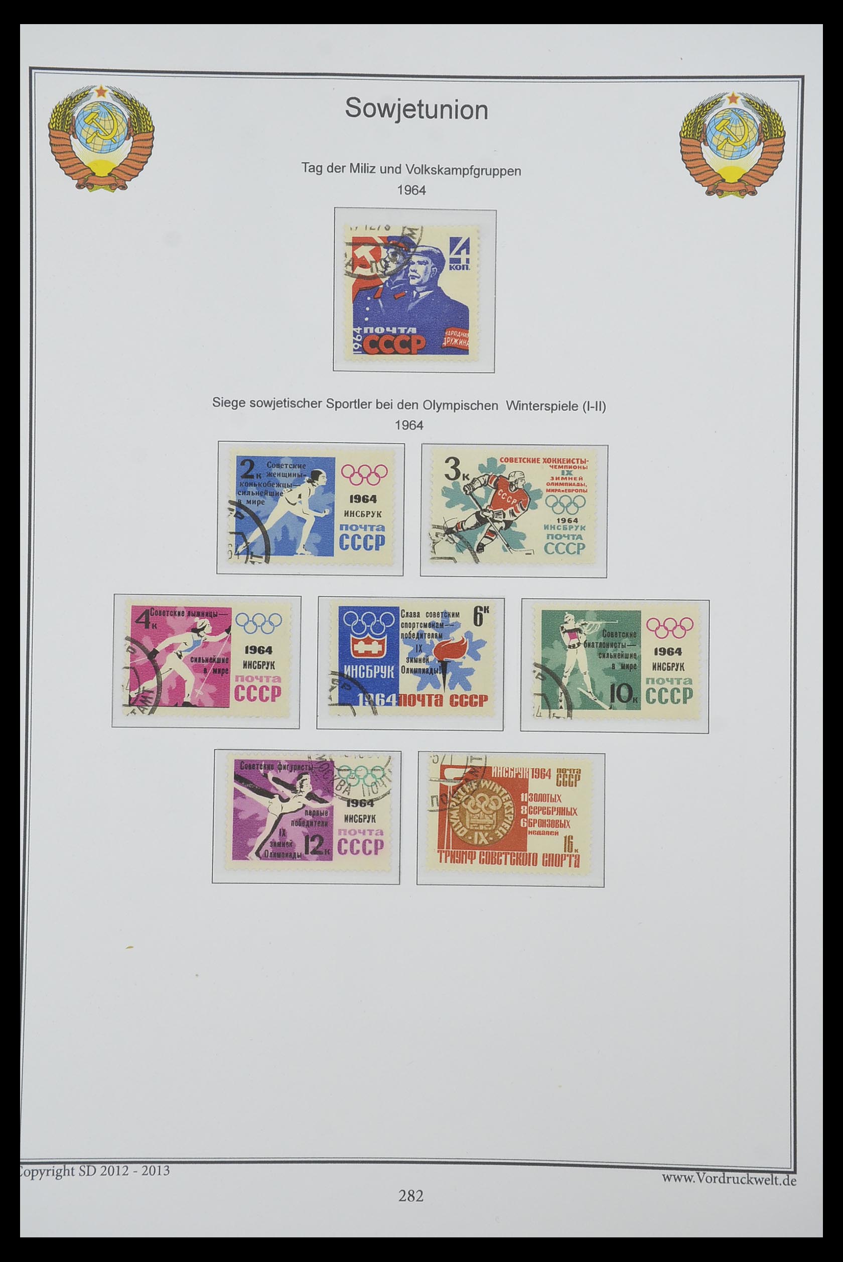 33974 284 - Stamp collection 33974 Russia 1858-1998.