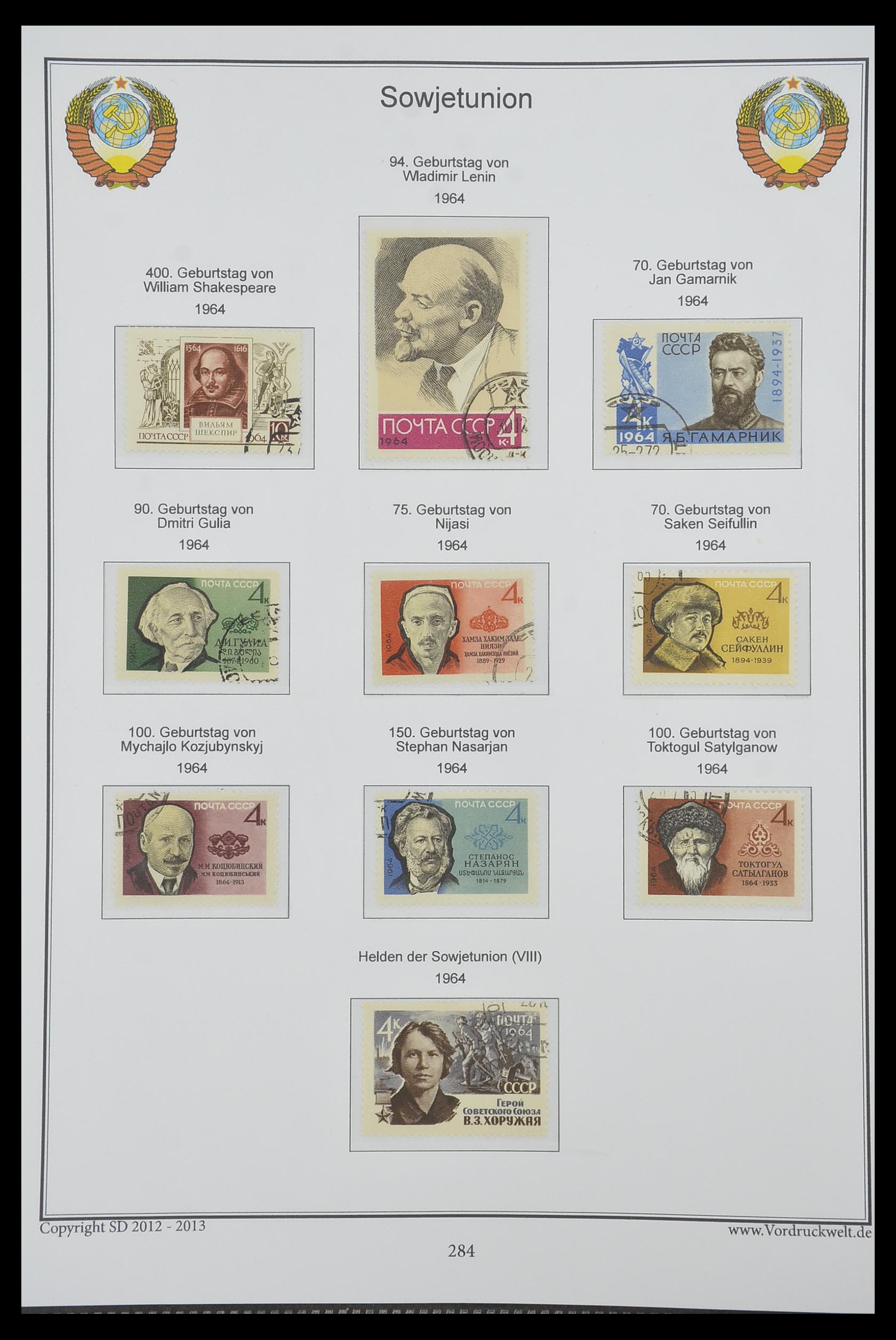 33974 286 - Stamp collection 33974 Russia 1858-1998.
