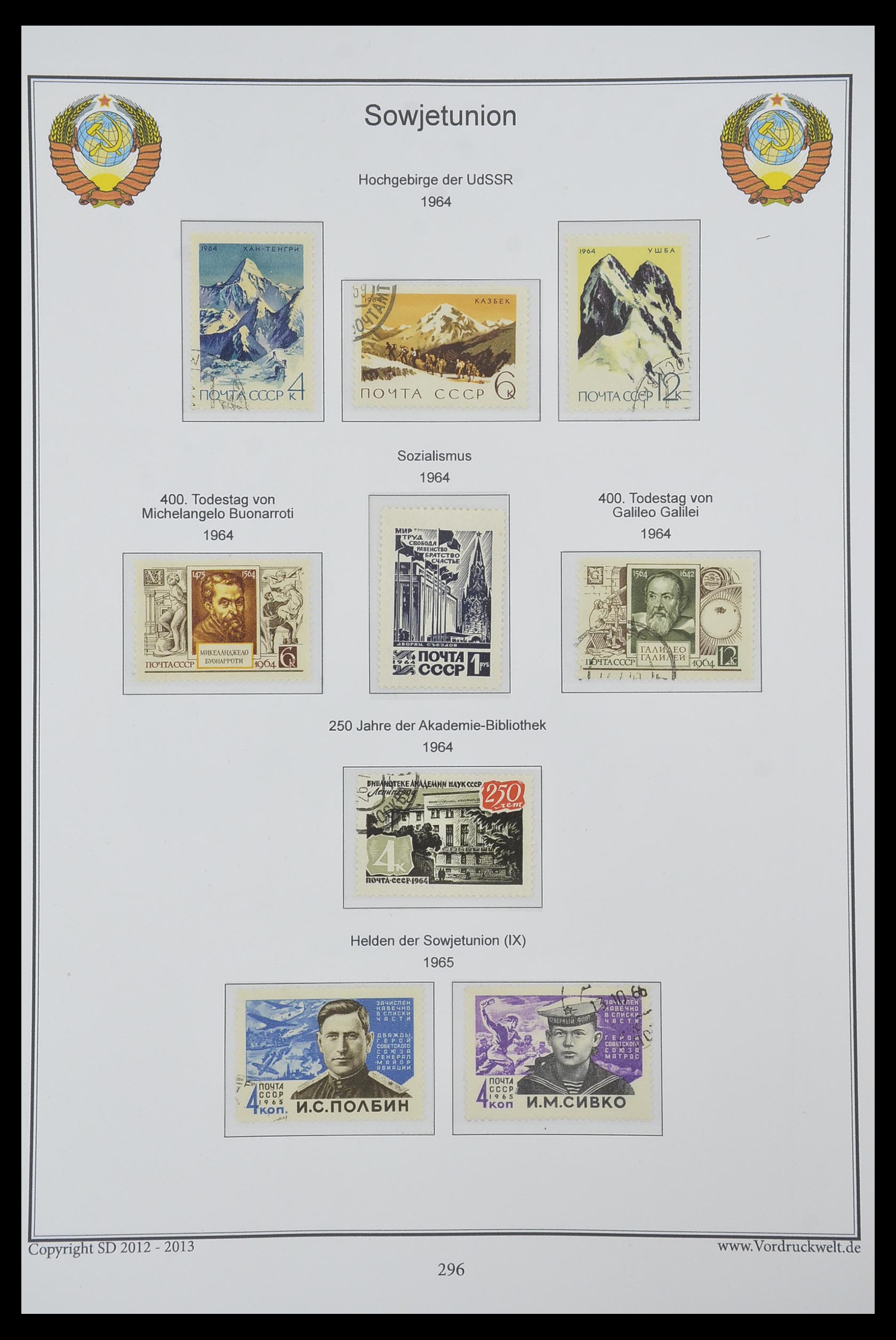 33974 298 - Stamp collection 33974 Russia 1858-1998.