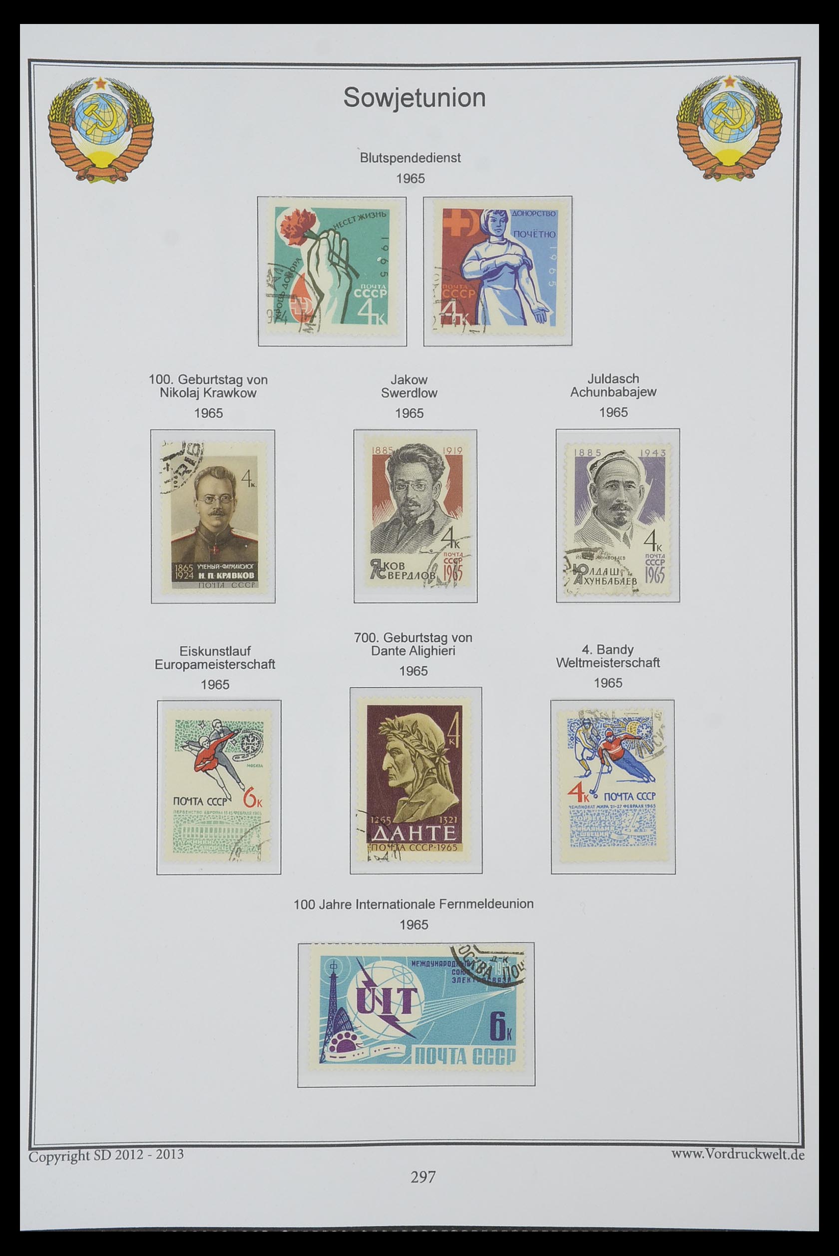33974 299 - Stamp collection 33974 Russia 1858-1998.