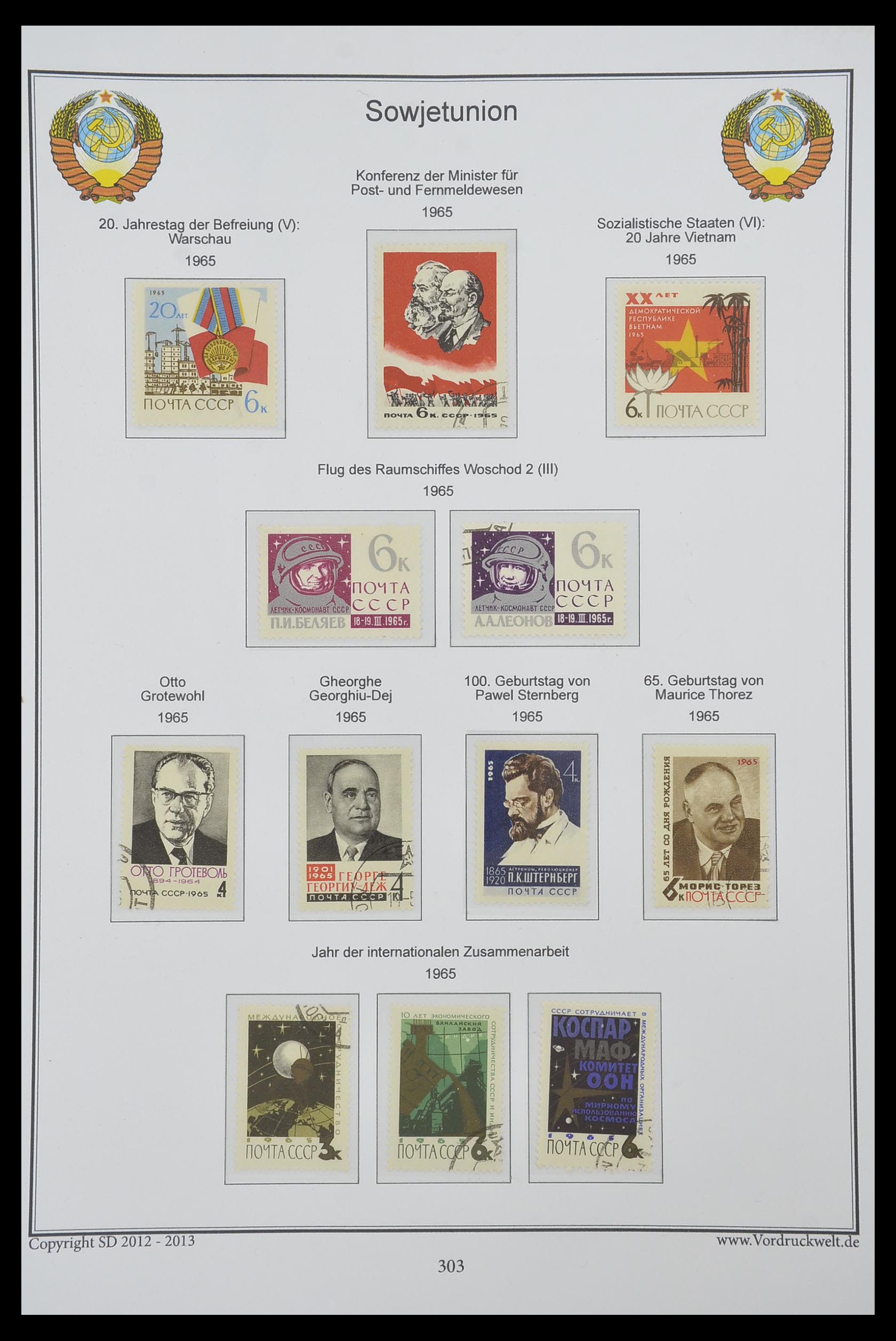 33974 305 - Stamp collection 33974 Russia 1858-1998.
