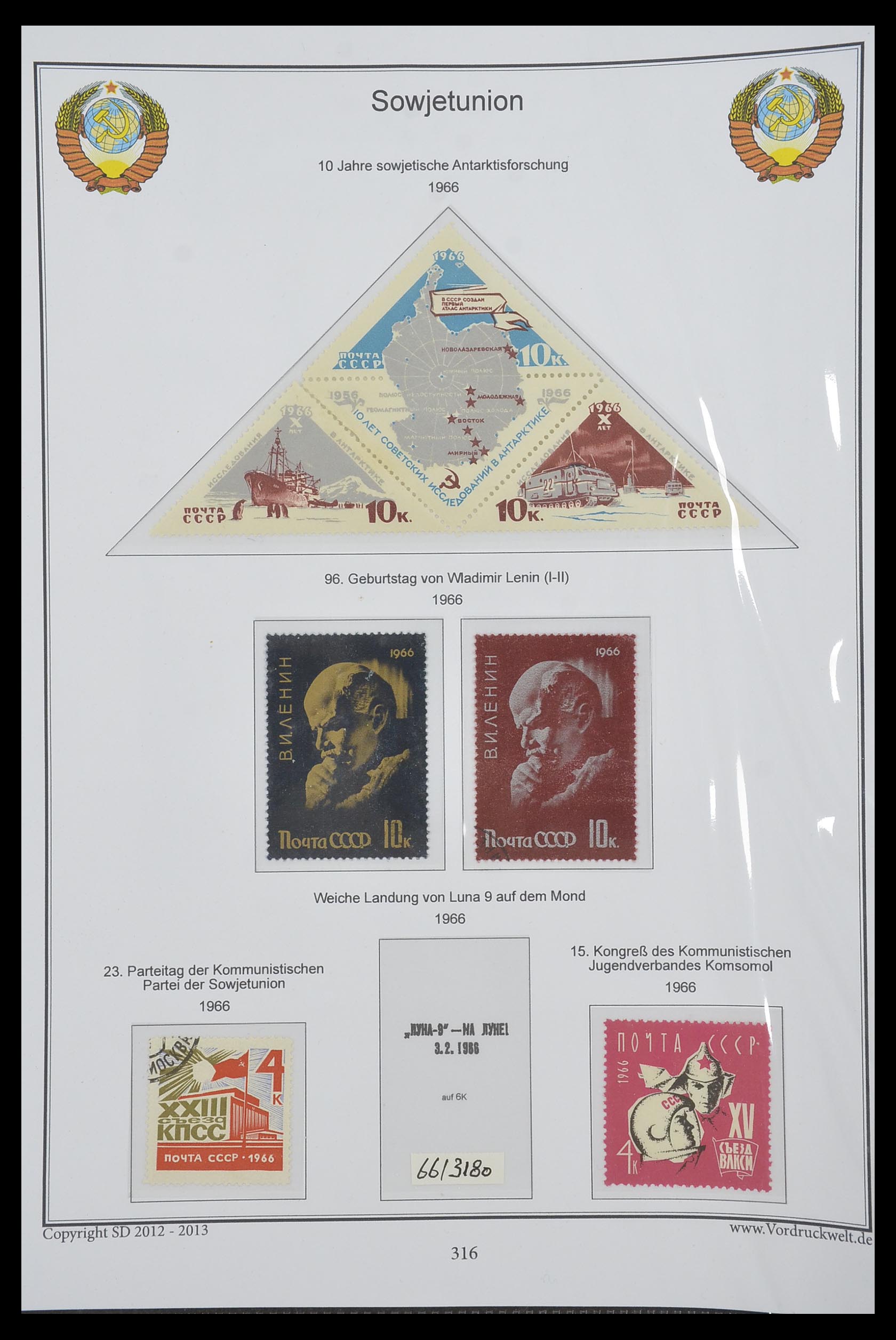 33974 318 - Stamp collection 33974 Russia 1858-1998.