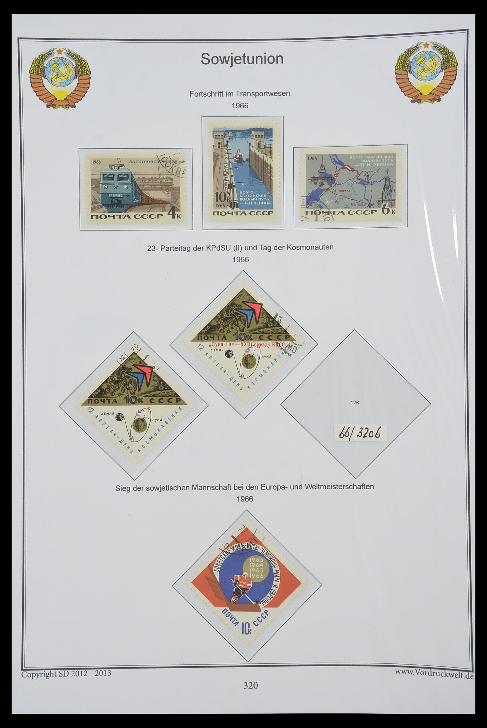 33974 322 - Stamp collection 33974 Russia 1858-1998.